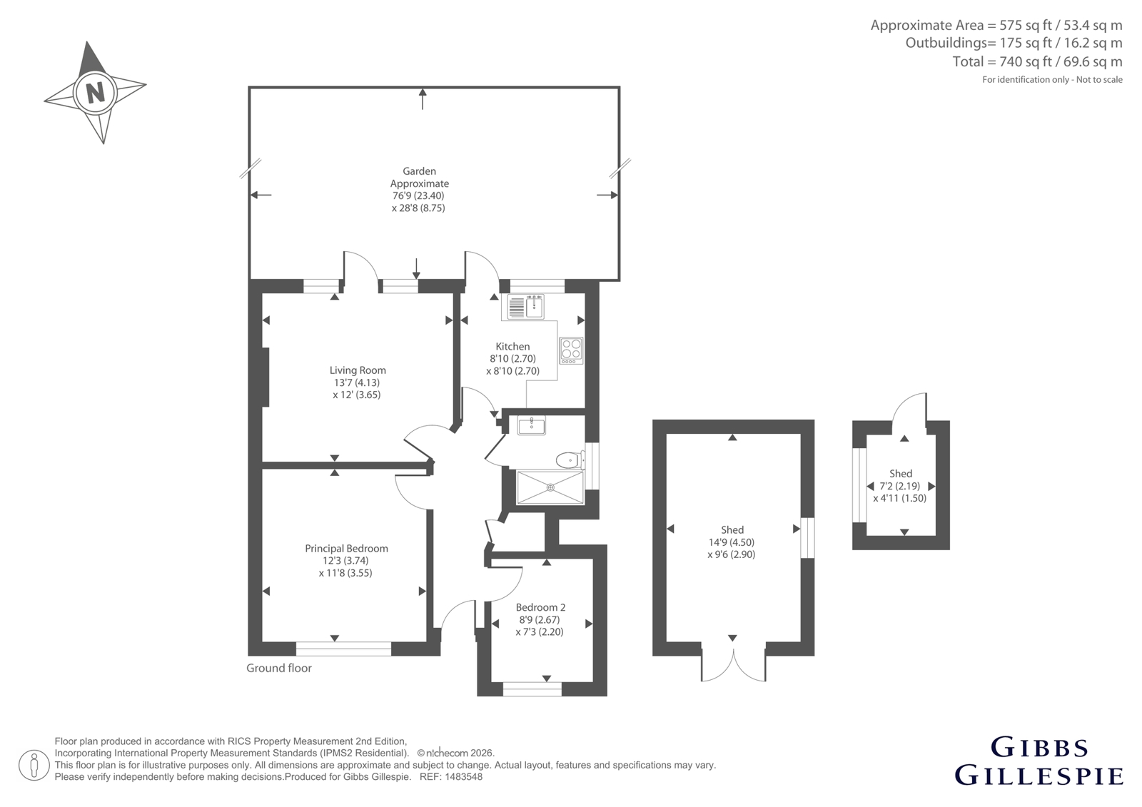 15, Valley Close, Pinner floorplan