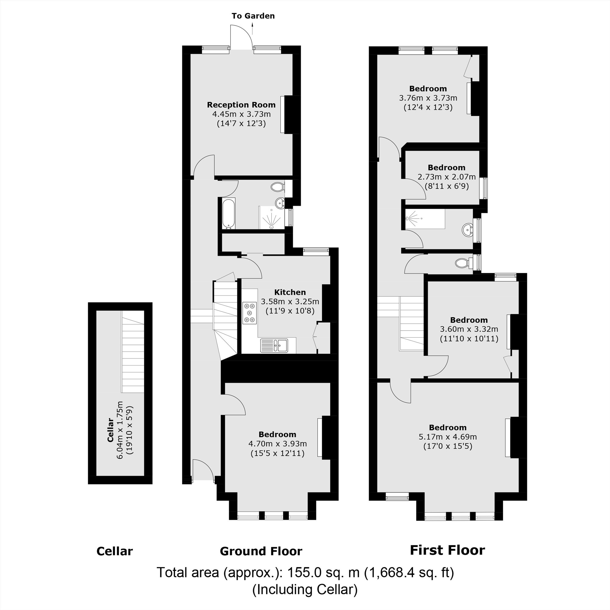 68, Elmfield Road, London floorplan