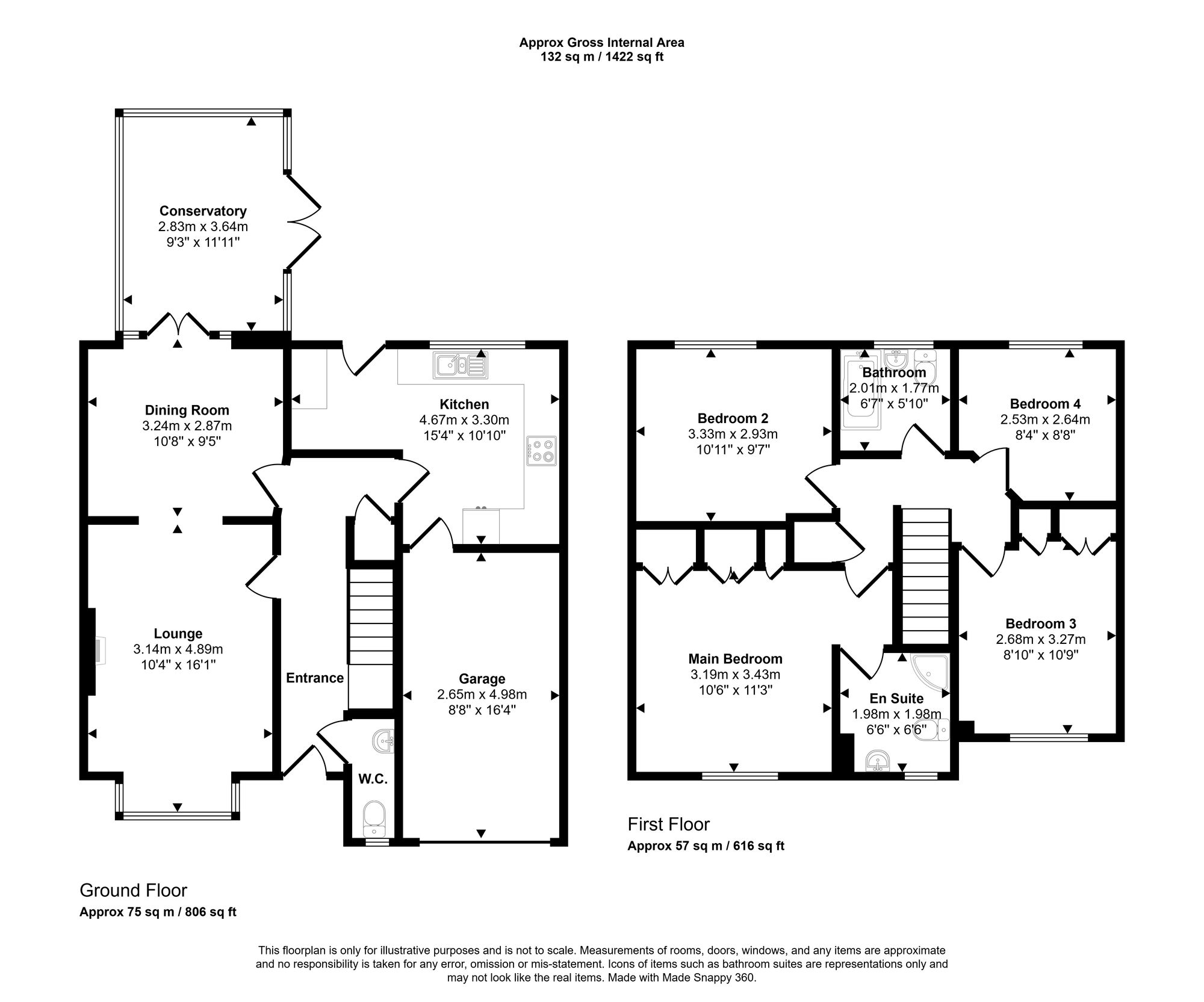 35 Naburn Drive, Wigan floorplan