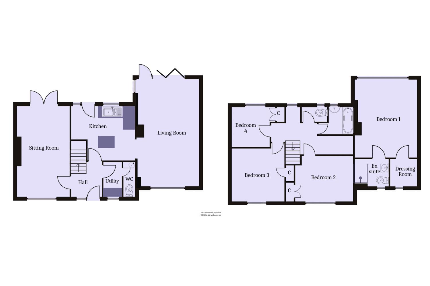 41, Castle Avenue, Penarth floorplan