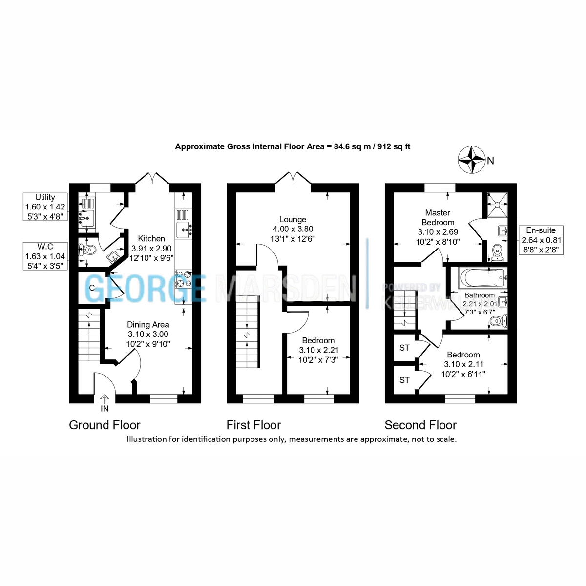 25, Gardinar Close, Wigan floorplan