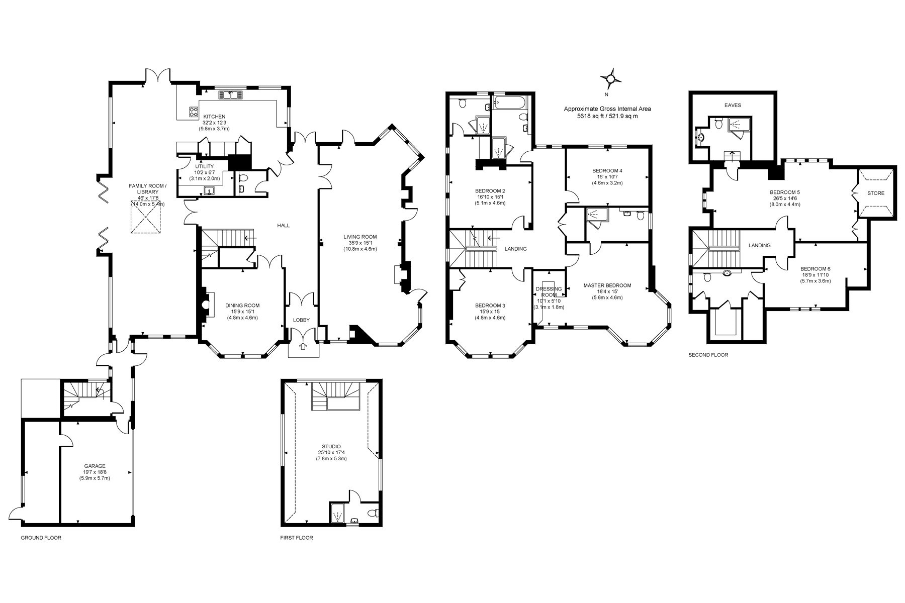 The Dutch, 60, Woodham Road, Woking floorplan