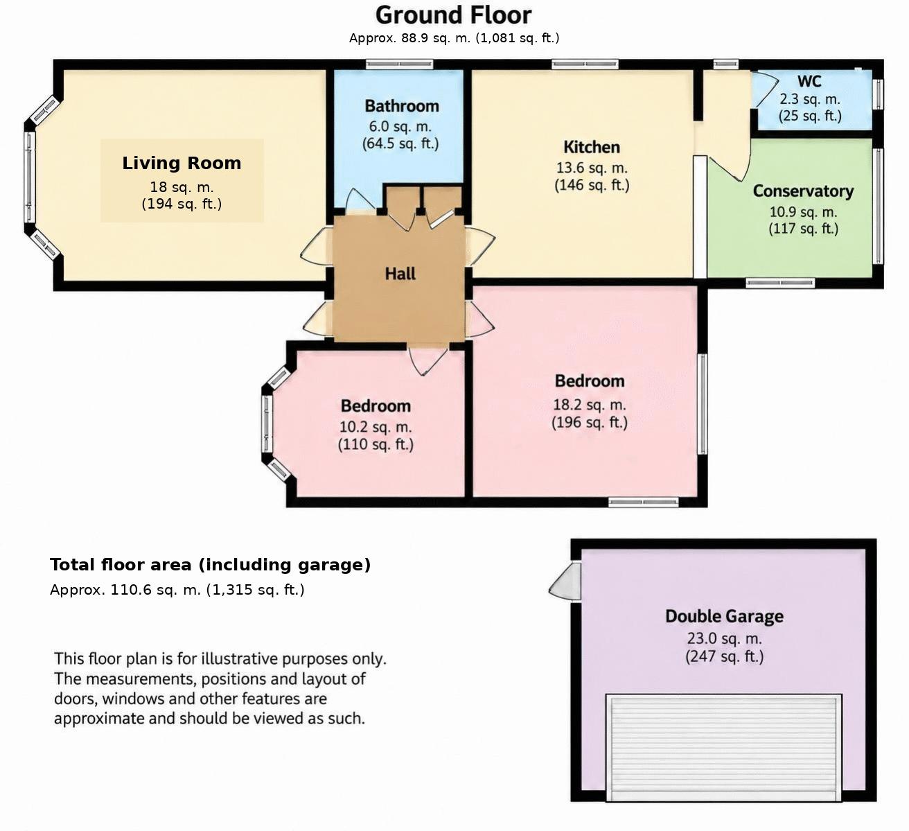 30, Halfpenny Close, Guildford floorplan