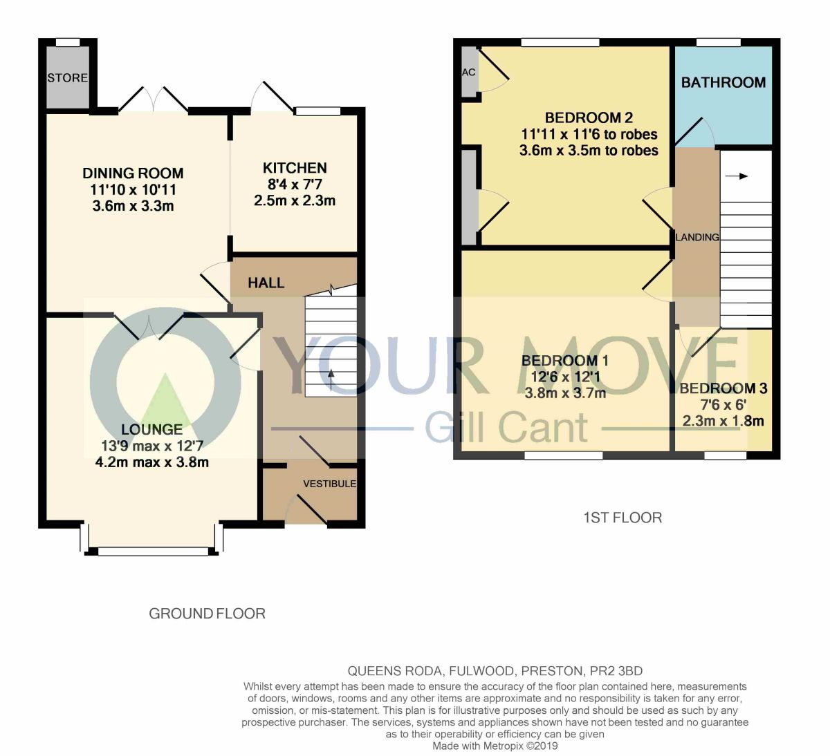 3 Bedrooms Terraced house for sale in Queens Road, Fulwood, Preston PR2