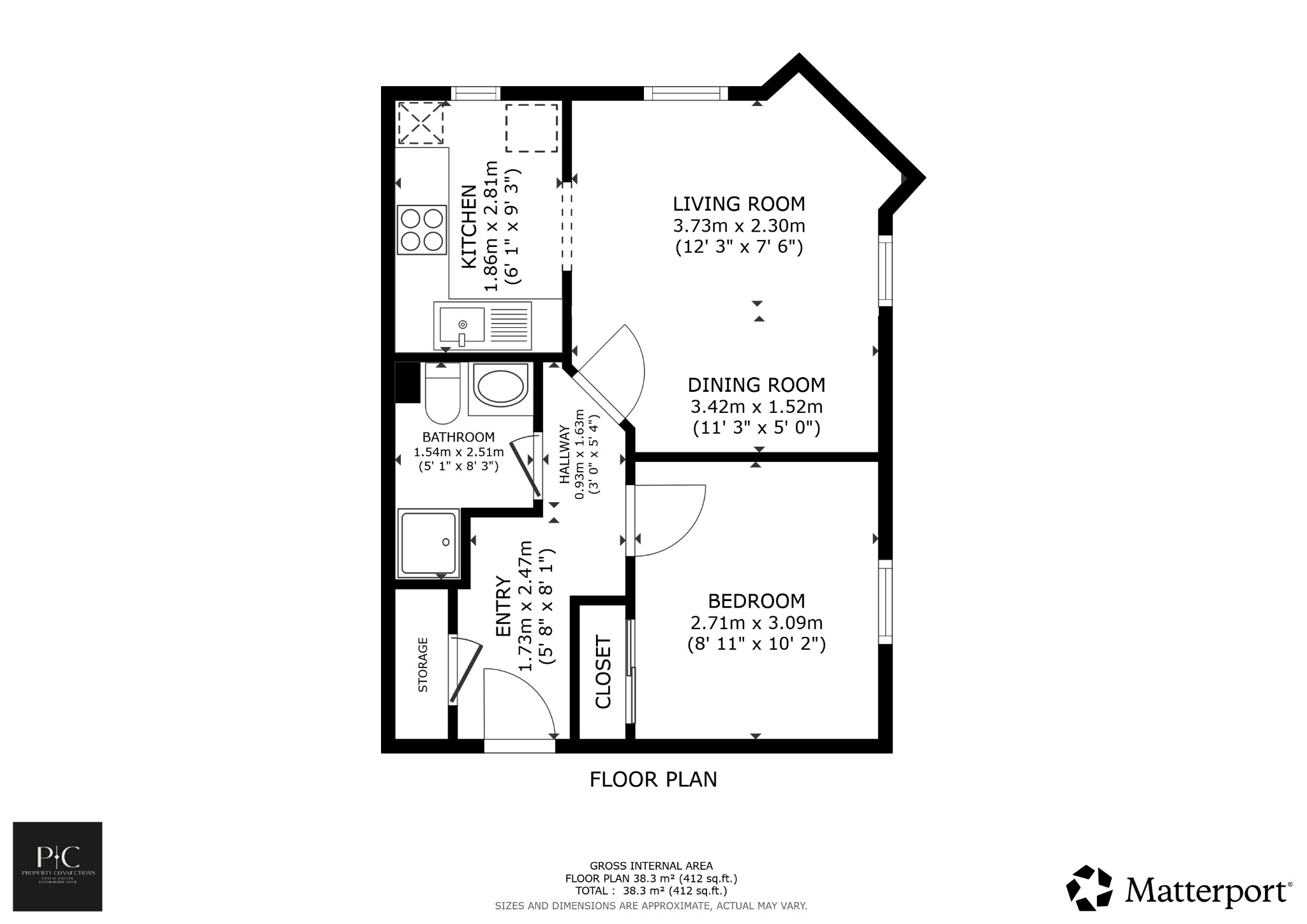 33, Main Street, Bathgate floorplan