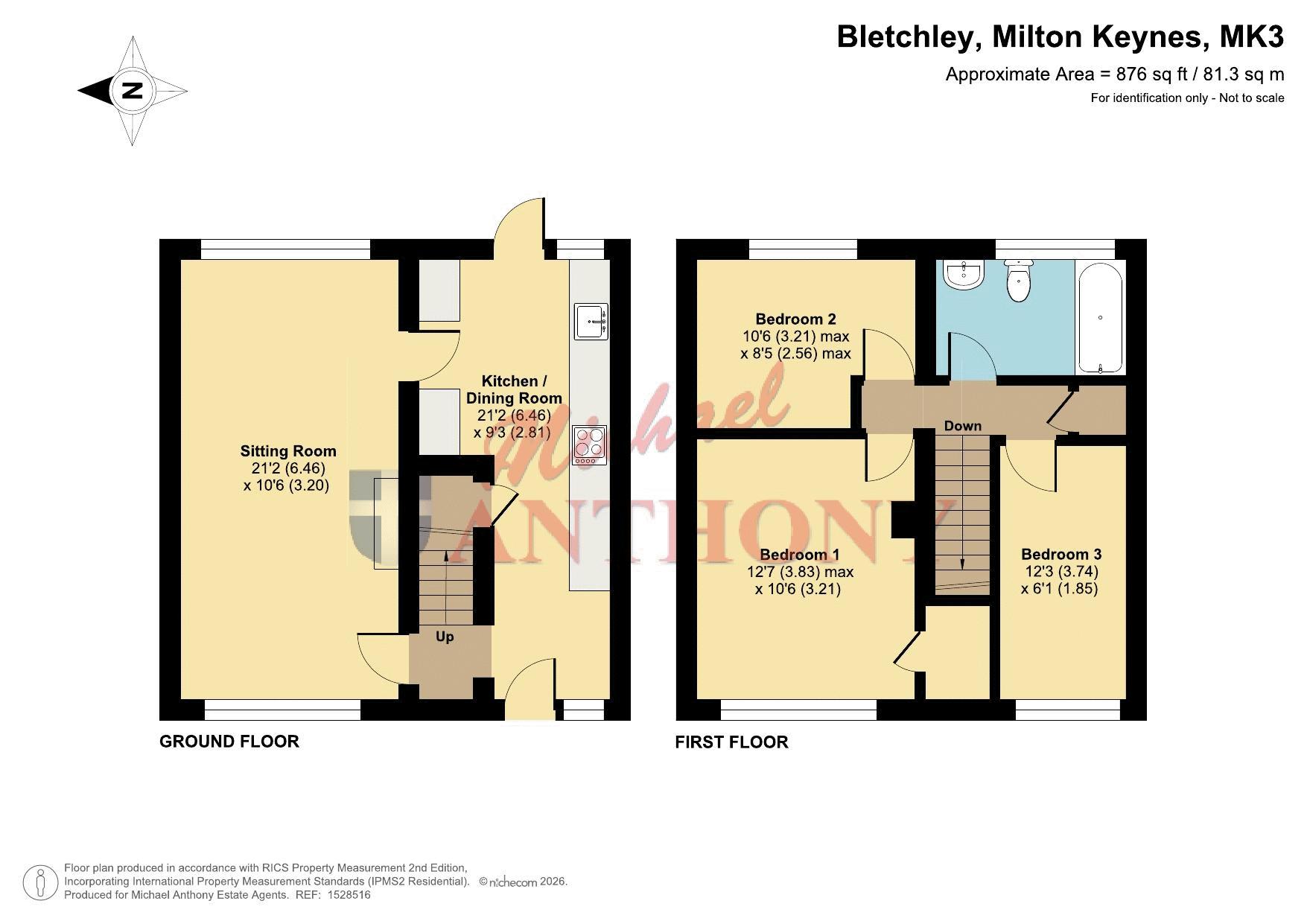 8, Furness Crescent, Milton Keynes floorplan