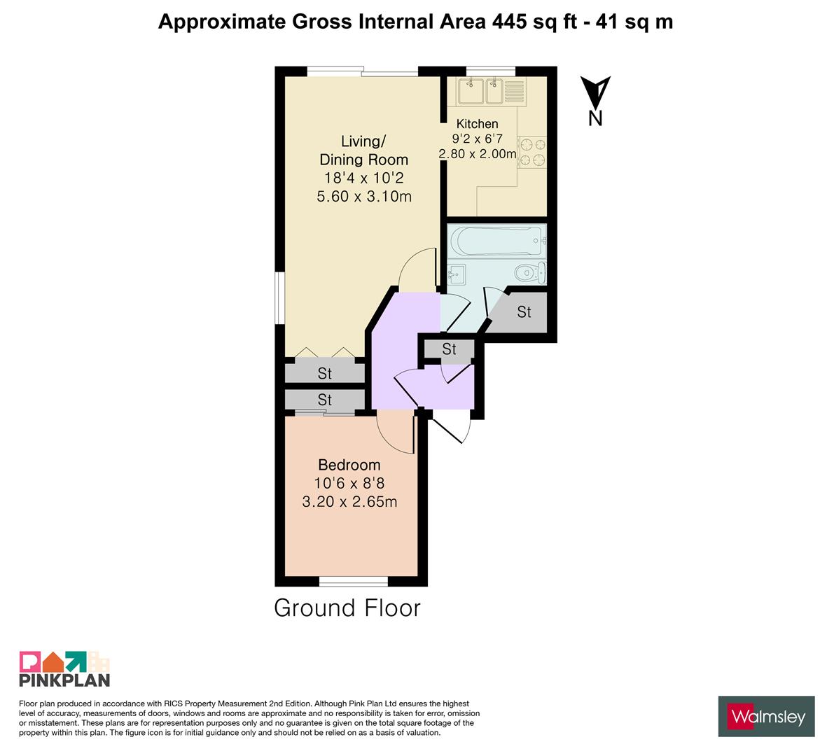 22, Crendon Court, Reading floorplan