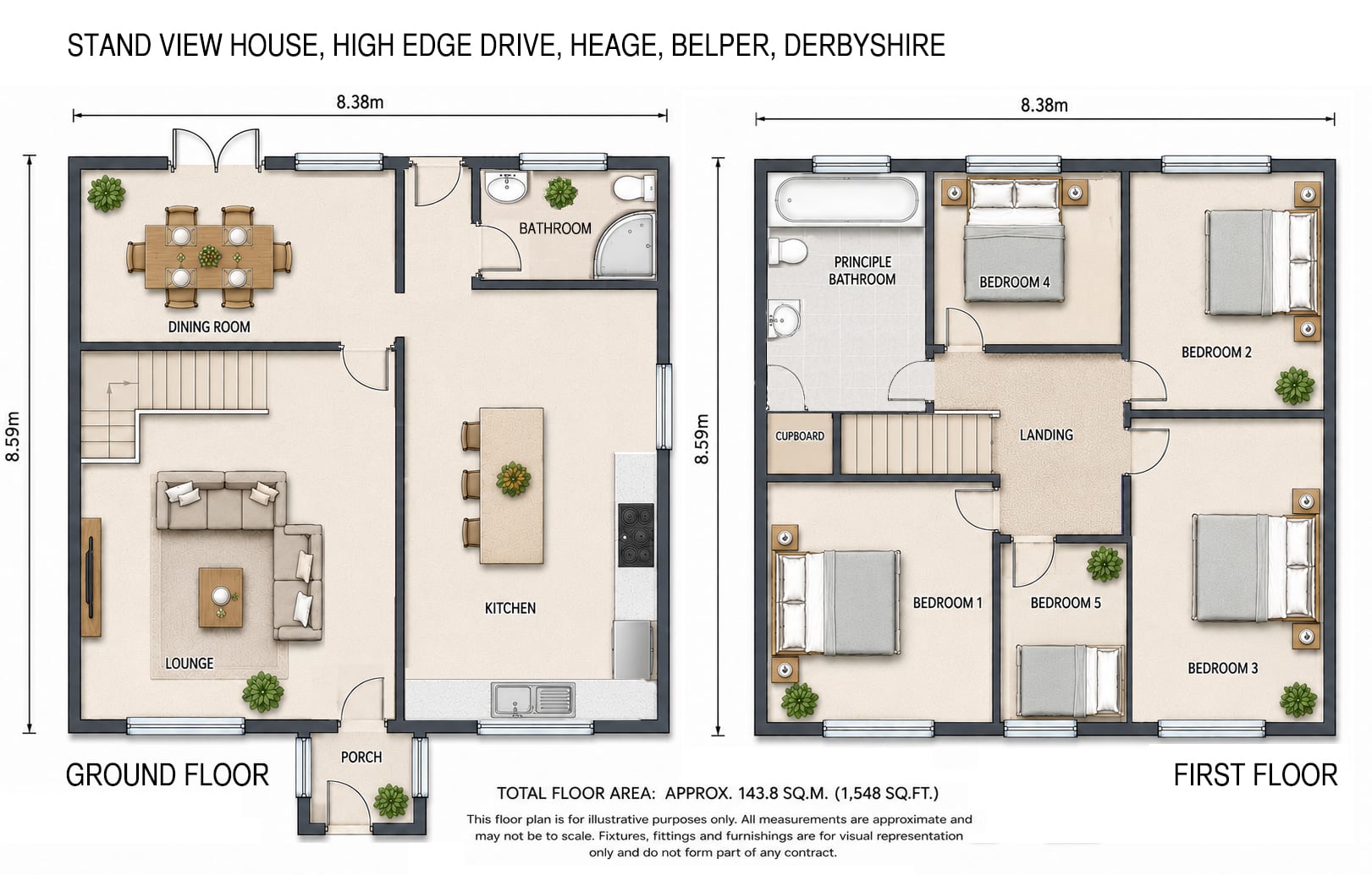 Stand View House, 41 High Edge Drive, Heage, Belper floorplan