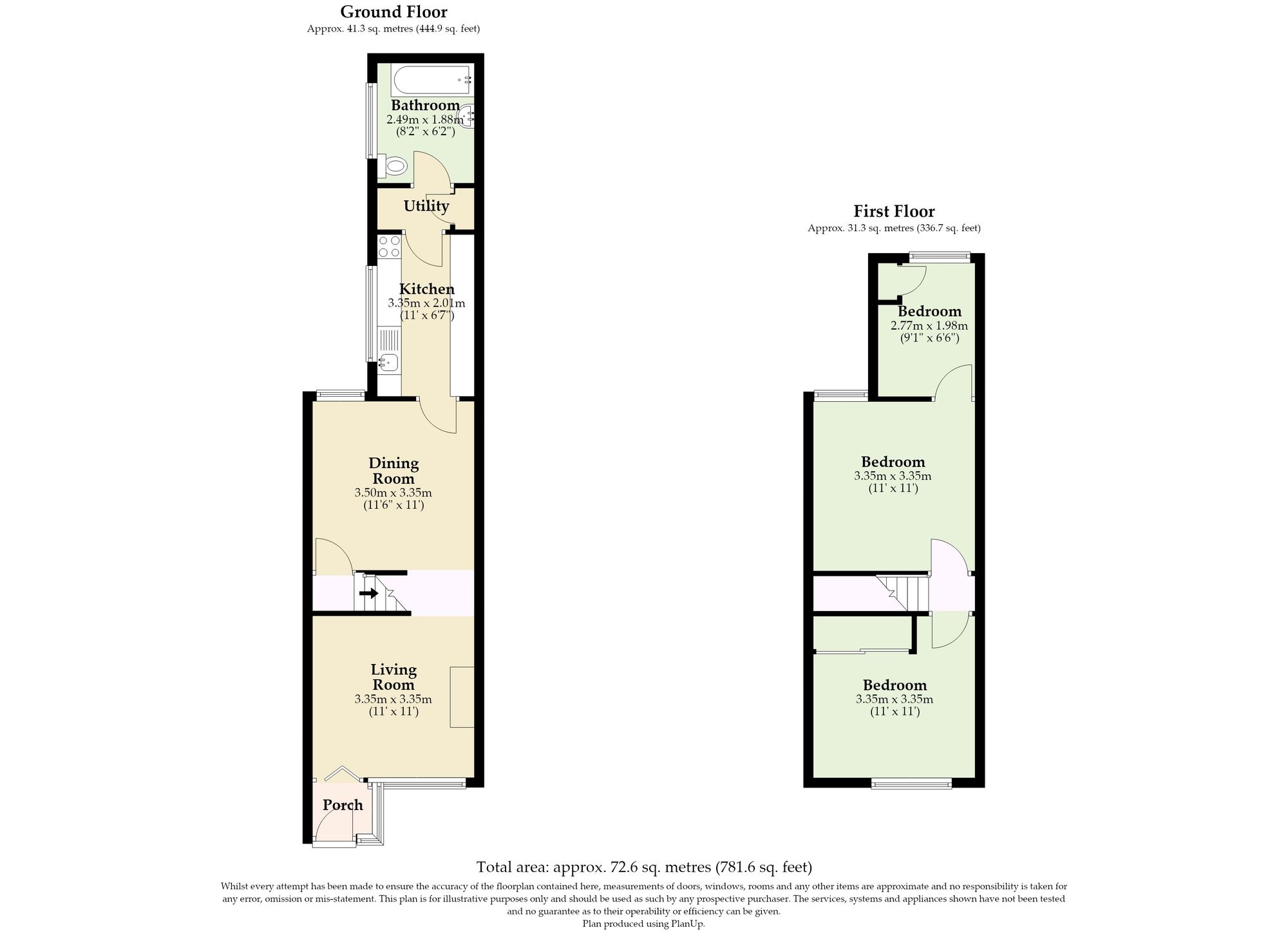 169 St. Margarets Road, Lowestoft floorplan