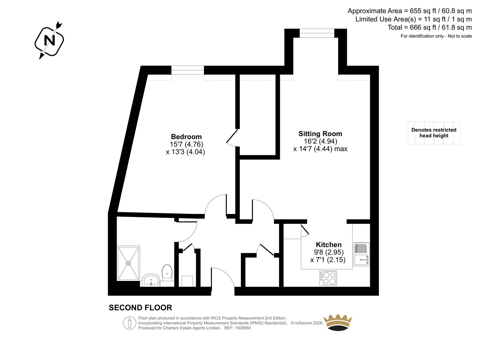 Flat 29, Clover Leaf CourO21 3HS,, Ackender Road, Hampshire floorplan