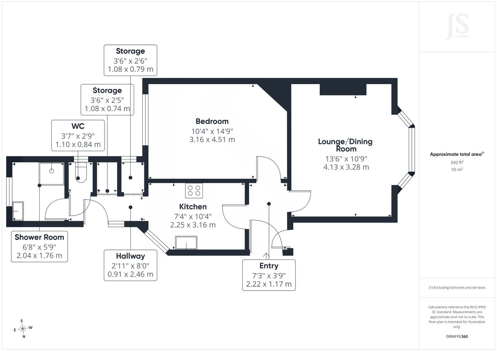 Jesmond Road, Hove floorplan