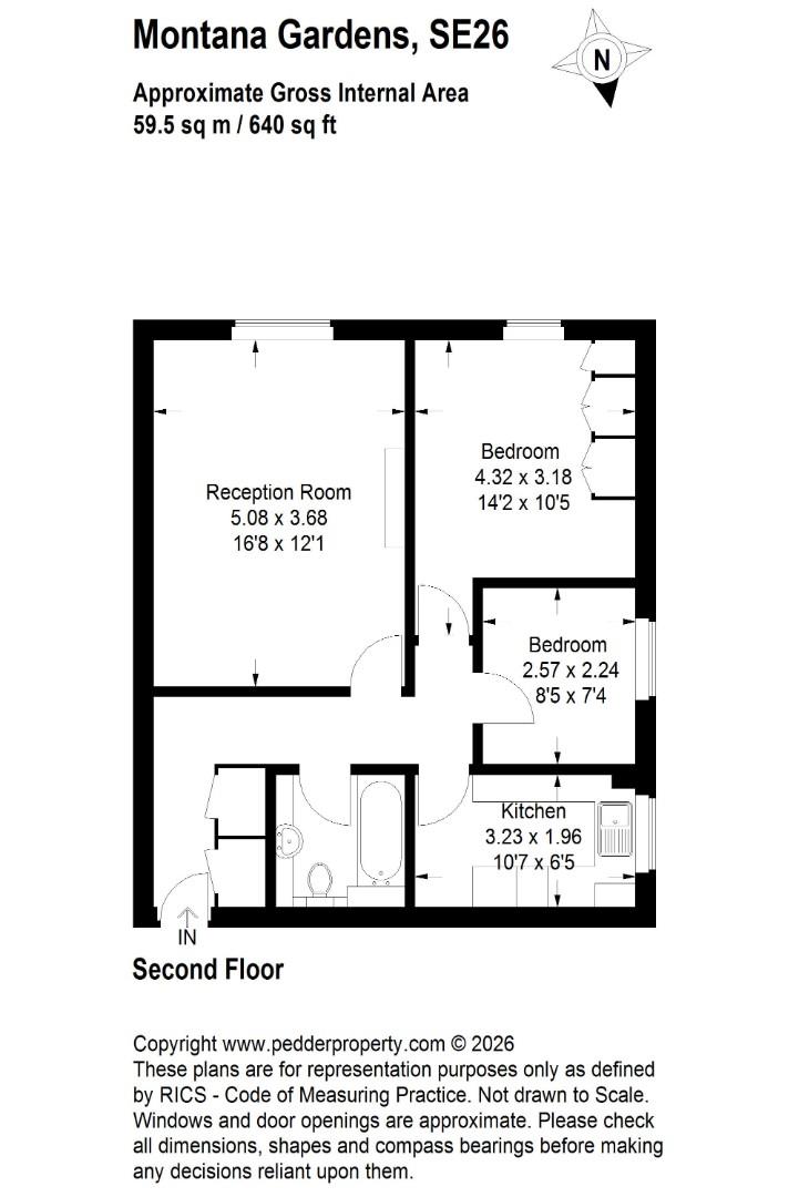 77, Montana Gardens, London floorplan