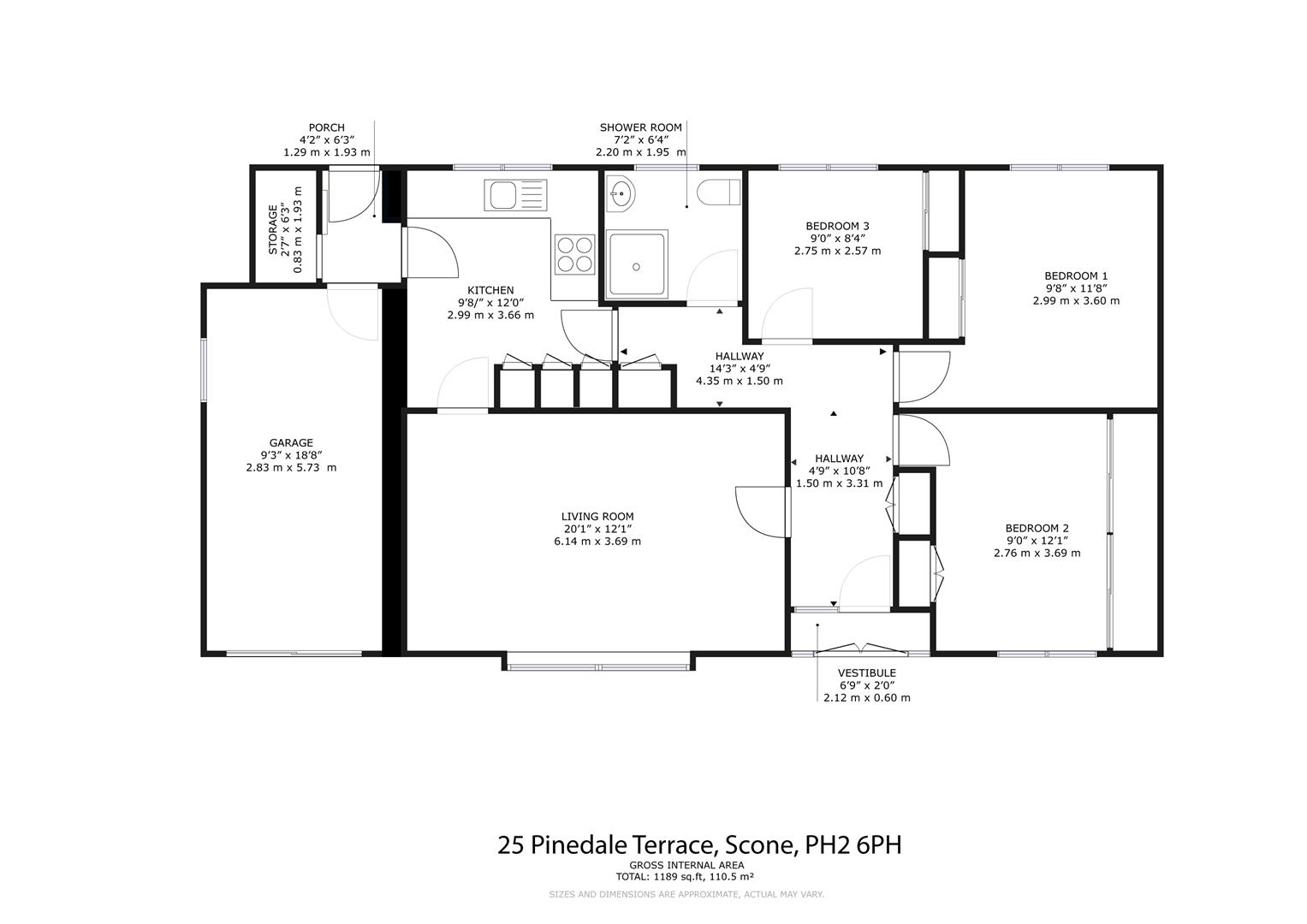 25, Pinedale Terrace, Scone floorplan