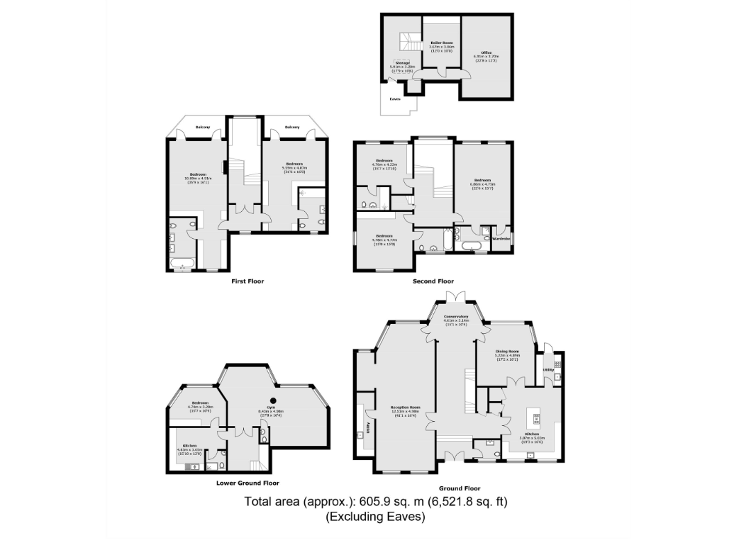 5, The Bishops Avenue, London floorplan