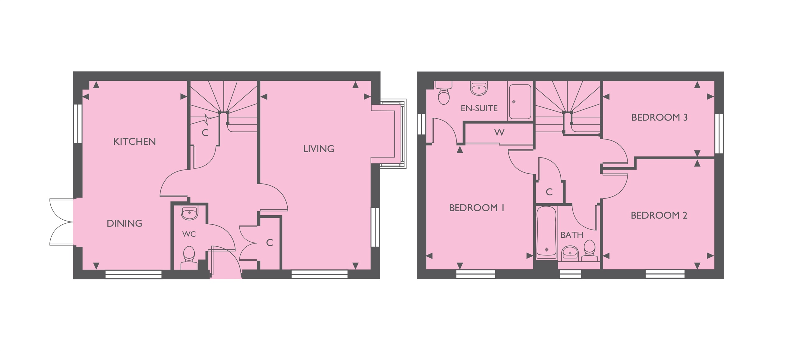Plot 77, The Roach, Meadow Gardens, Clacton-On-Sea floorplan