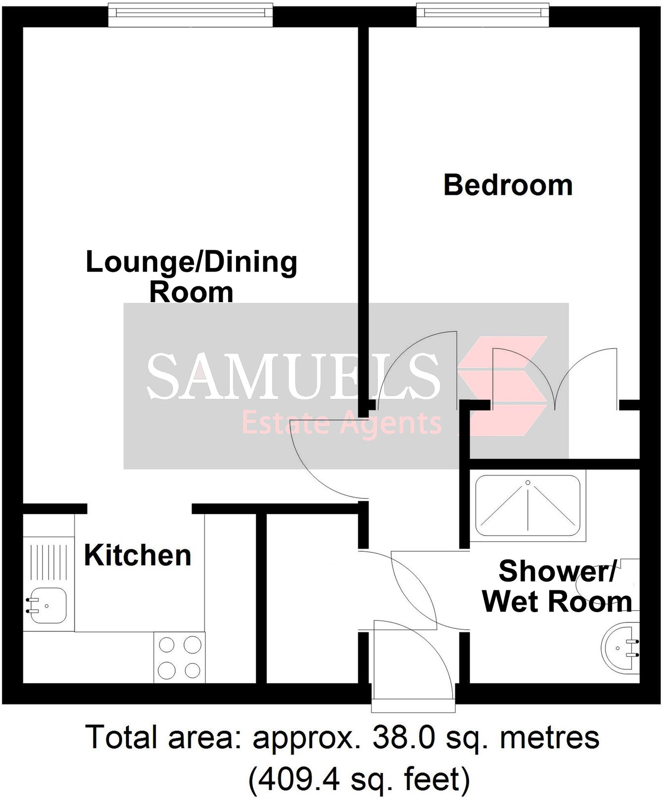 36 Homecourt House, Bartholomew Street West, Exeter floorplan