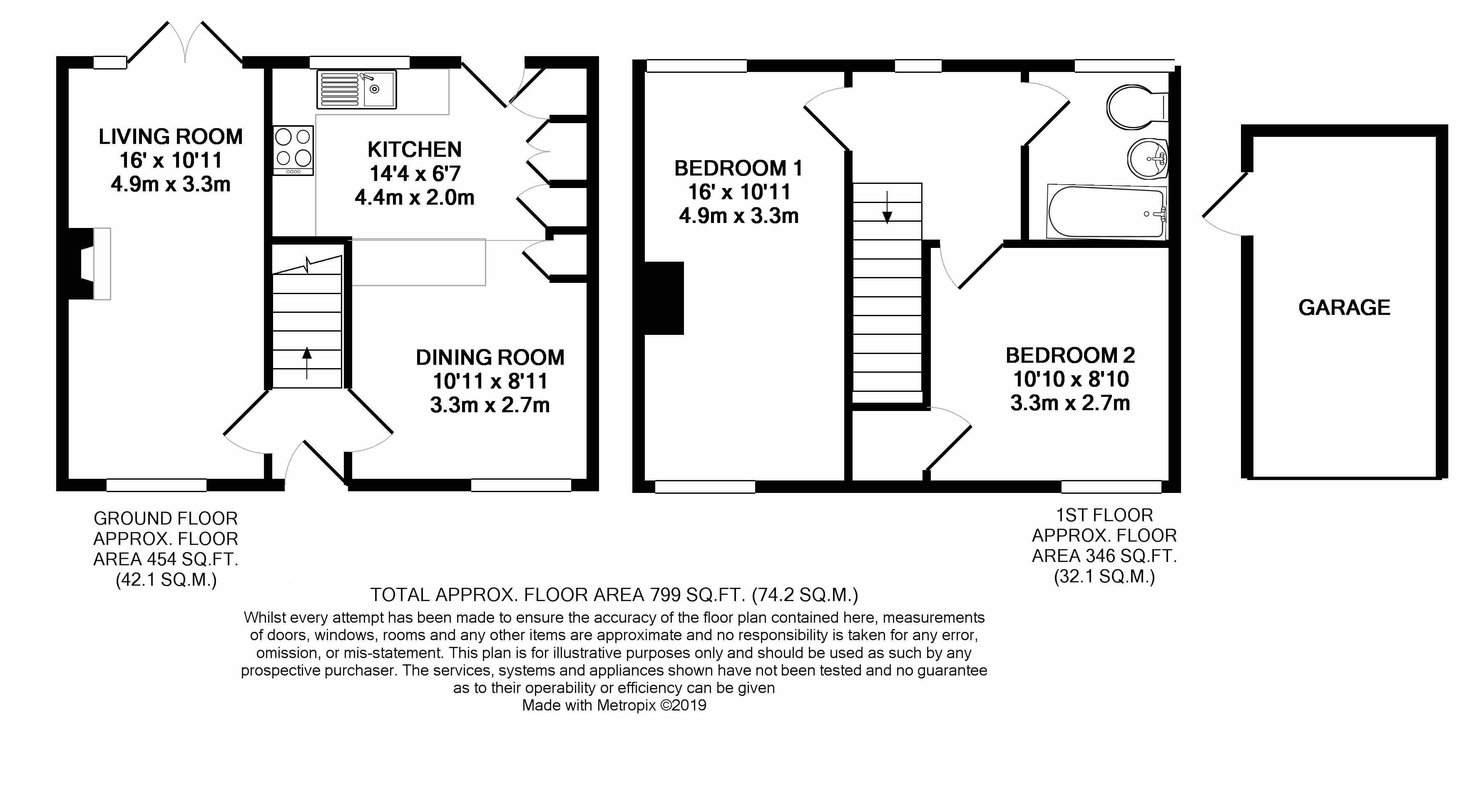 2 Bedrooms Semi-detached house for sale in West Byfleet, Surrey KT14