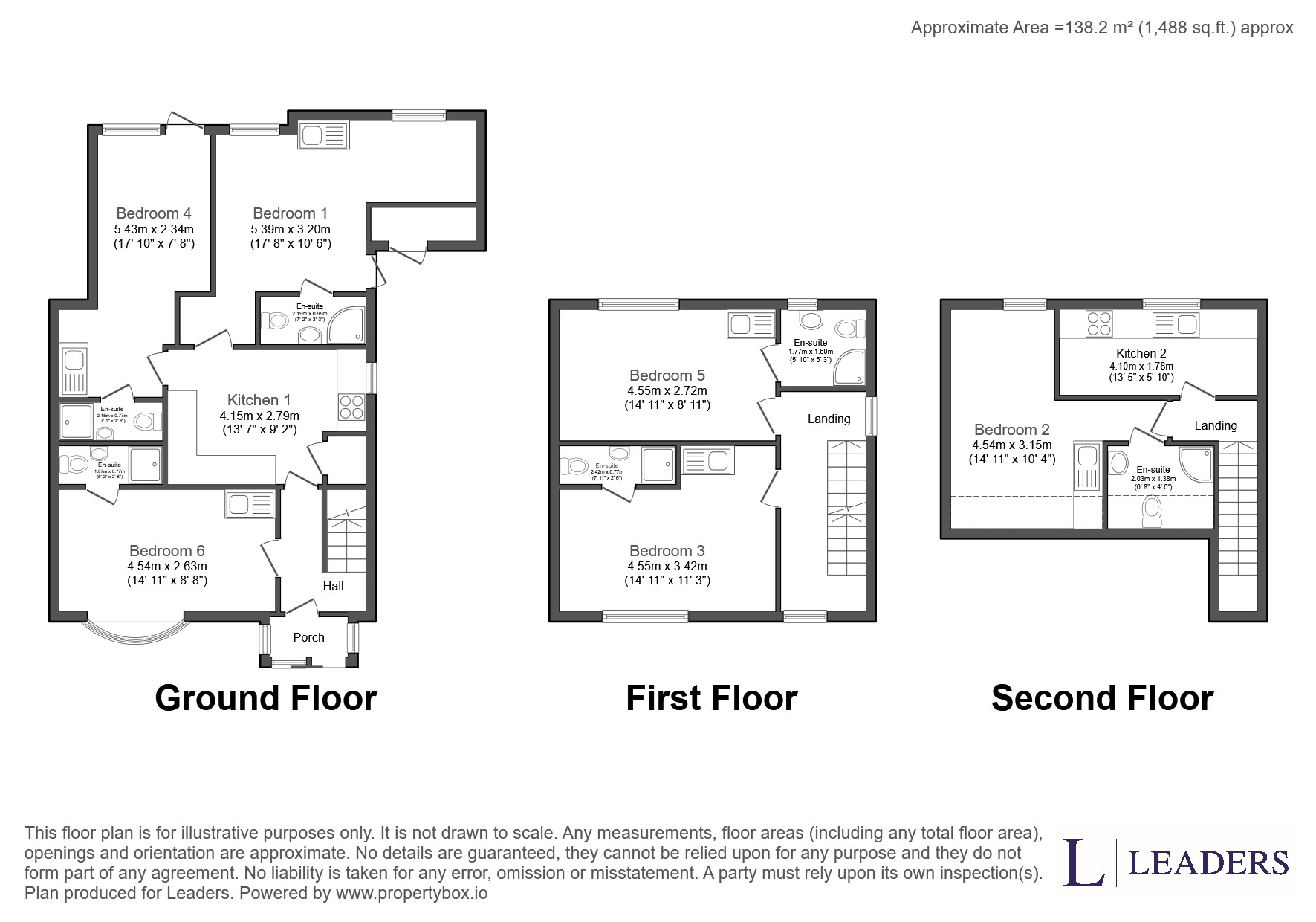 Room 2, 1, Sherwood Crescent, Surrey floorplan