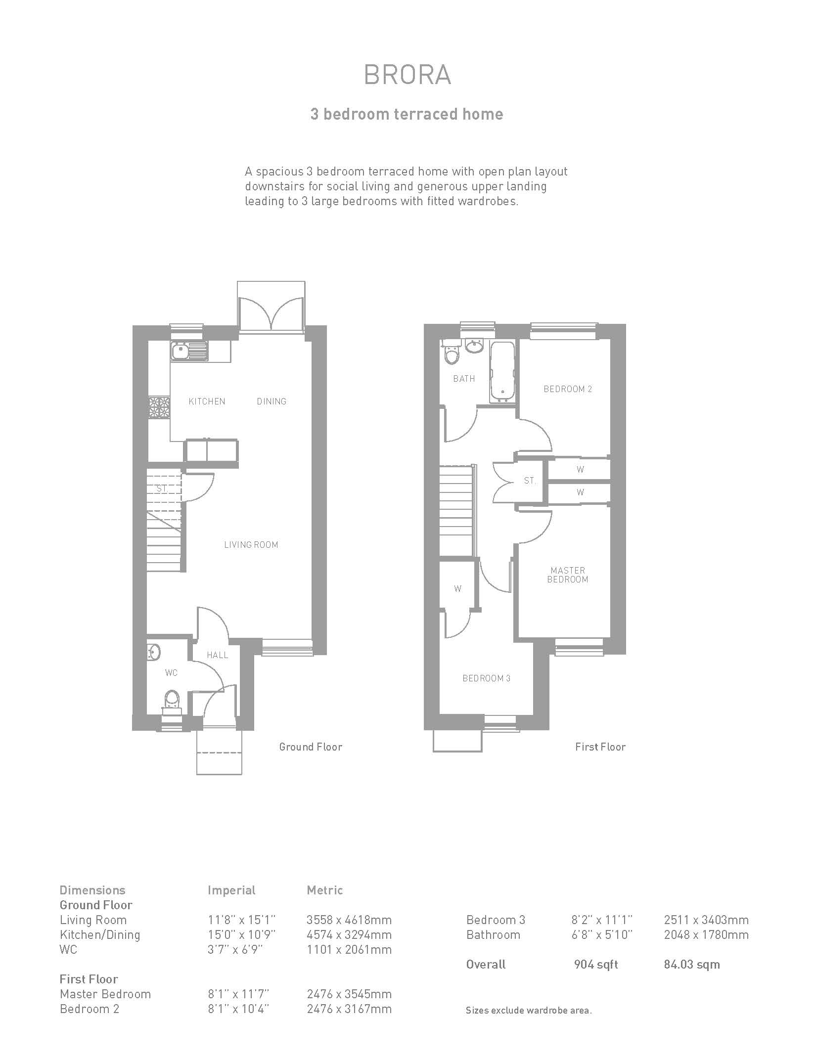 3 Bedrooms Terraced house for sale in Plot 40 
