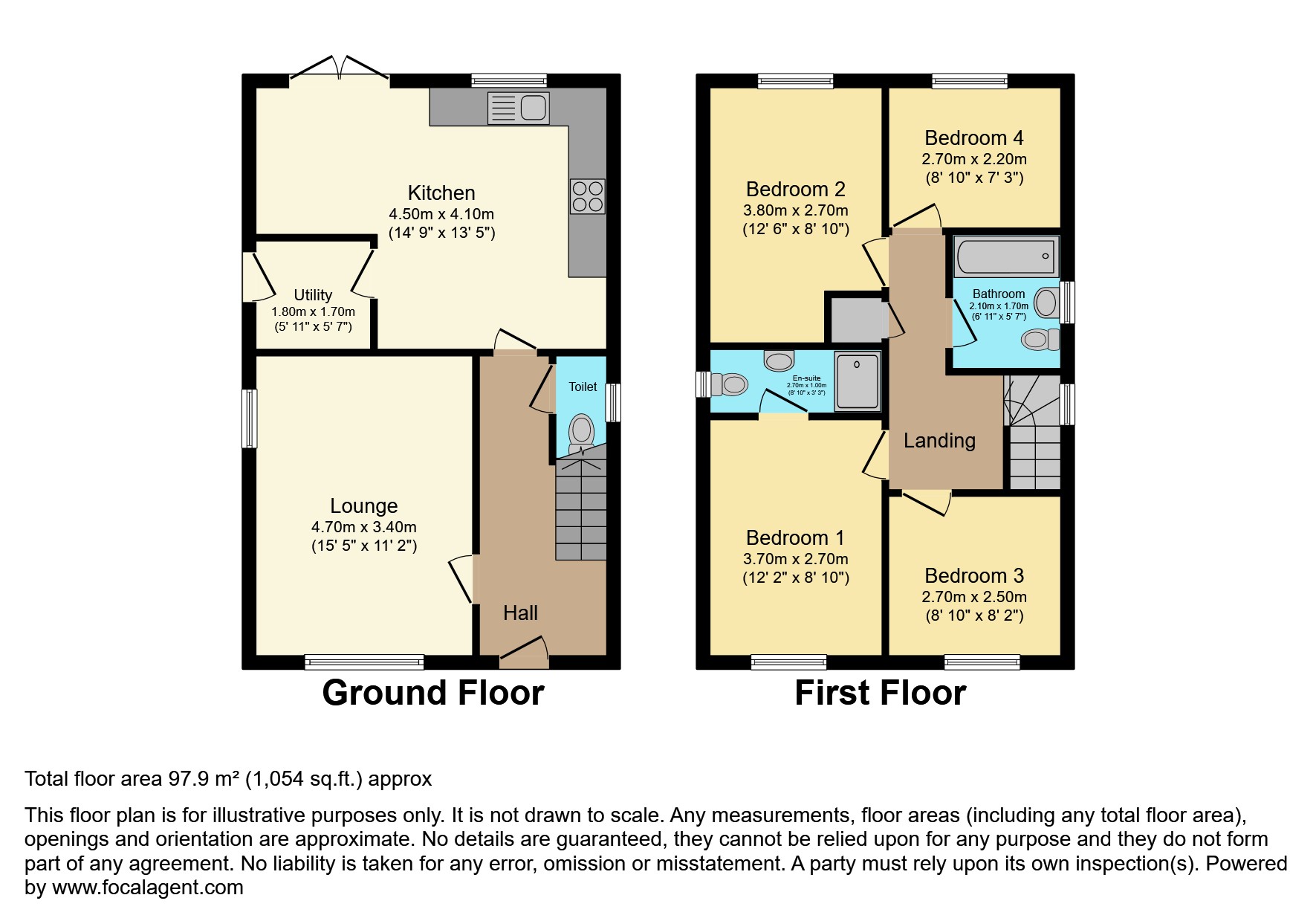 11, Bradley Lowery Way, Hartlepool floorplan