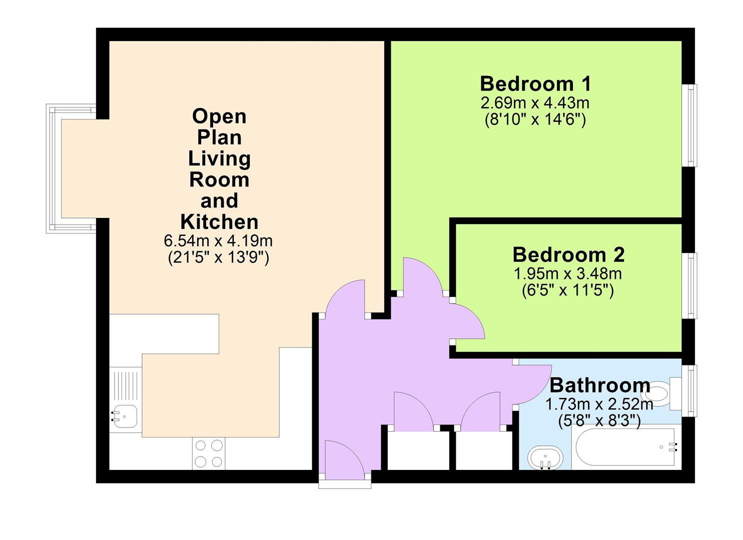 2 Bedrooms Flat for sale in Jasmine Court, Cambridge CB1