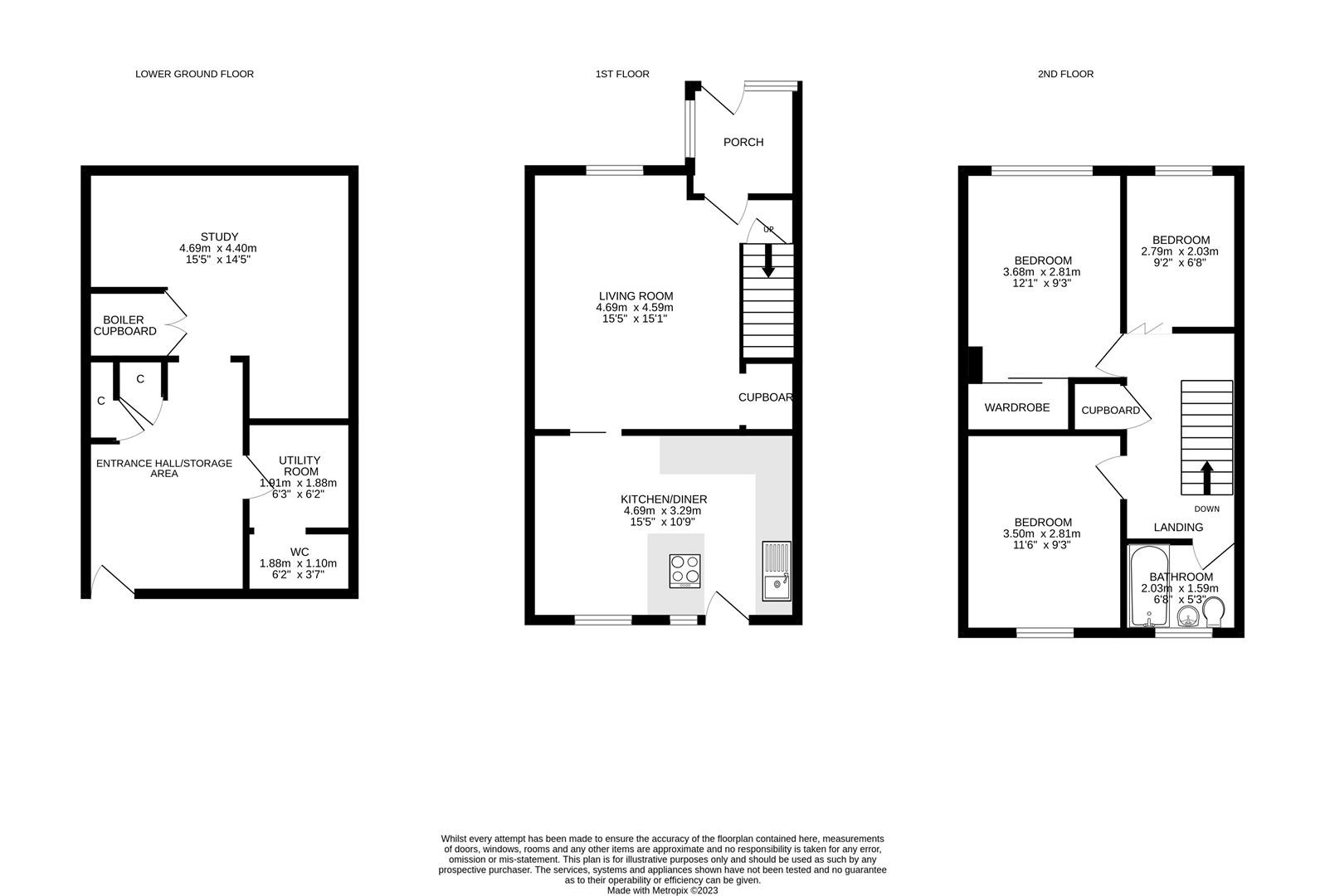 16, St. Peters Way, Helston floorplan