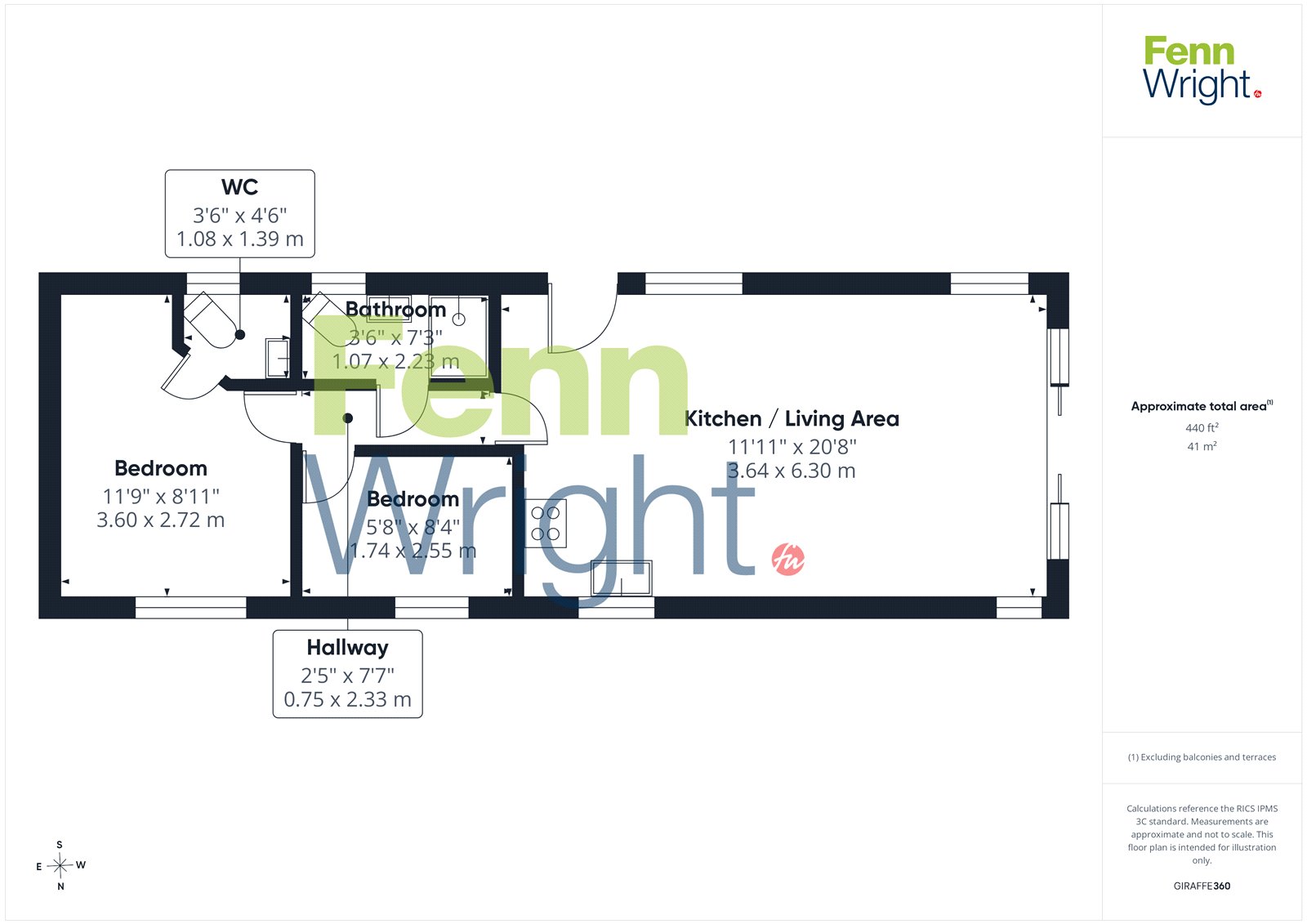 Felixstowe Beach Caravan Park,, CC16, Suffolk floorplan