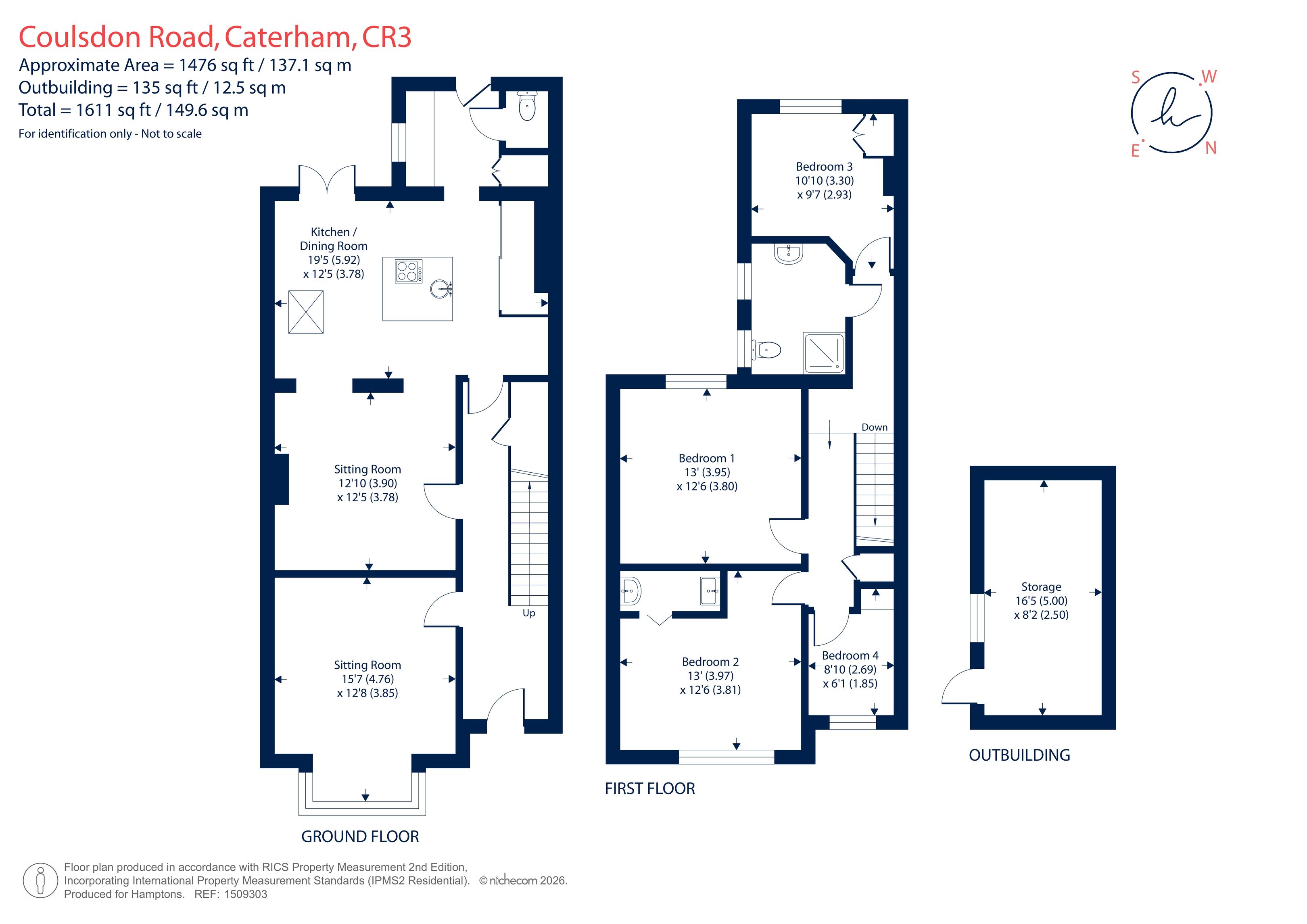 260, Coulsdon Road, Caterham floorplan