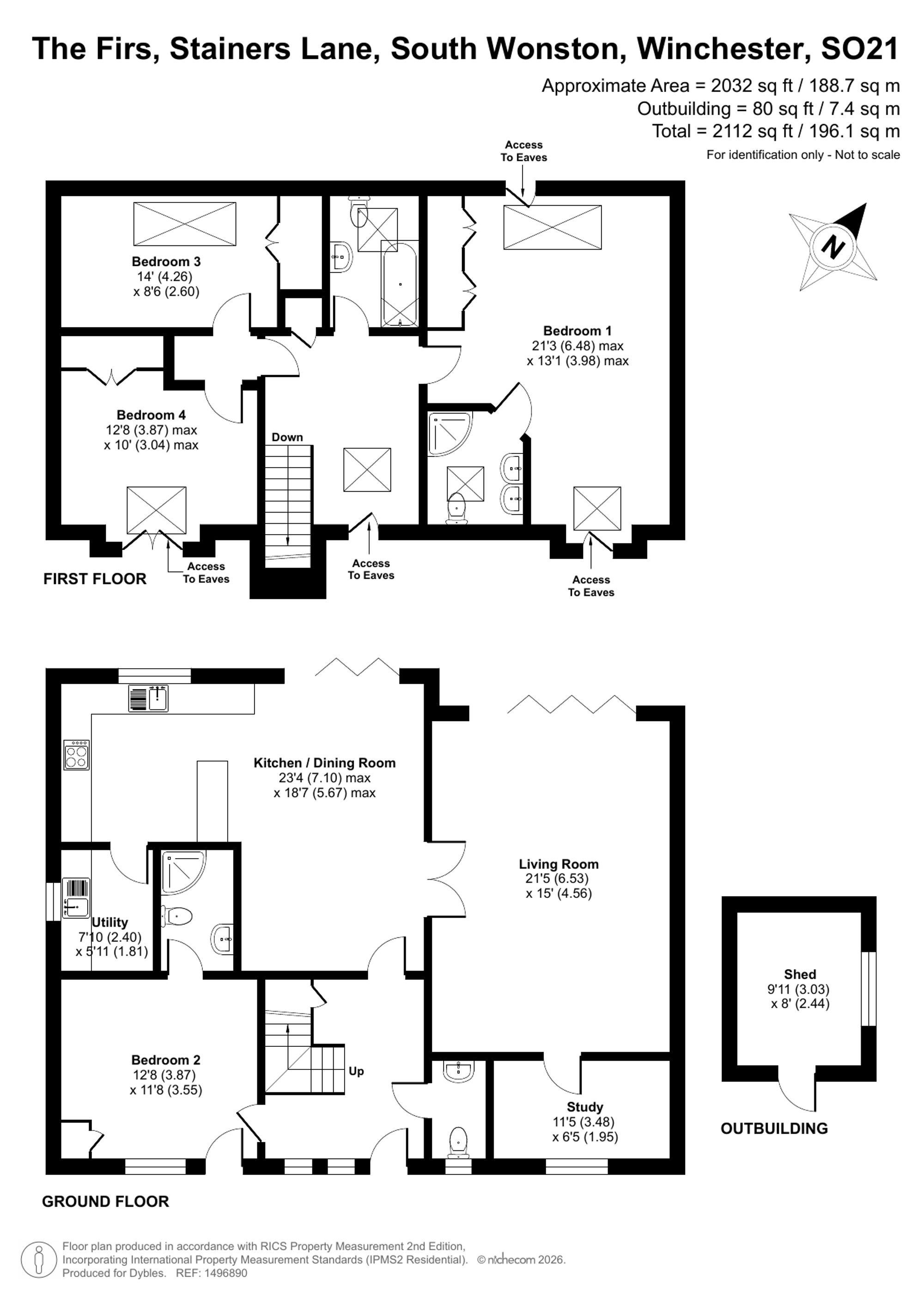 The Firs Stainers Lane, Winchester floorplan