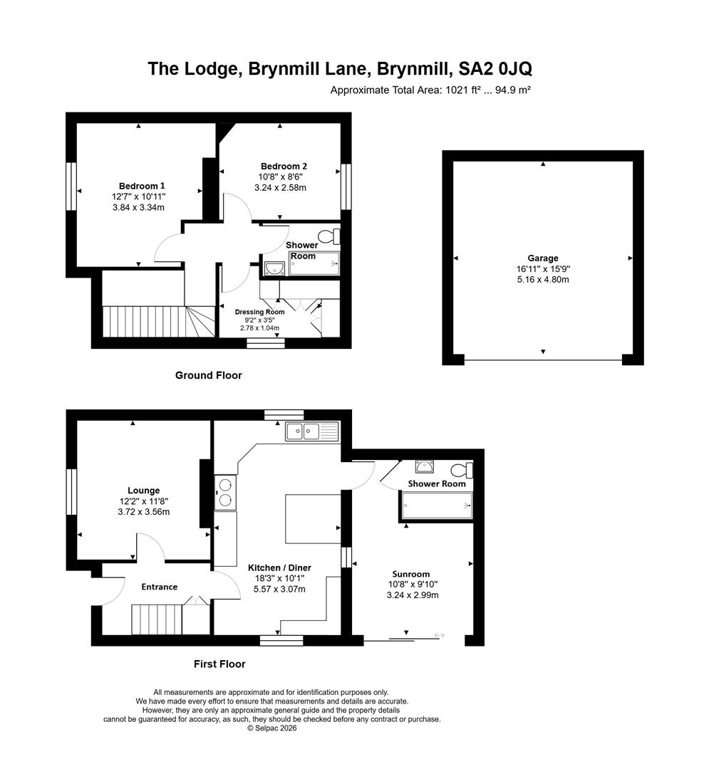 The Lodge, Brynmill Park, Swansea floorplan