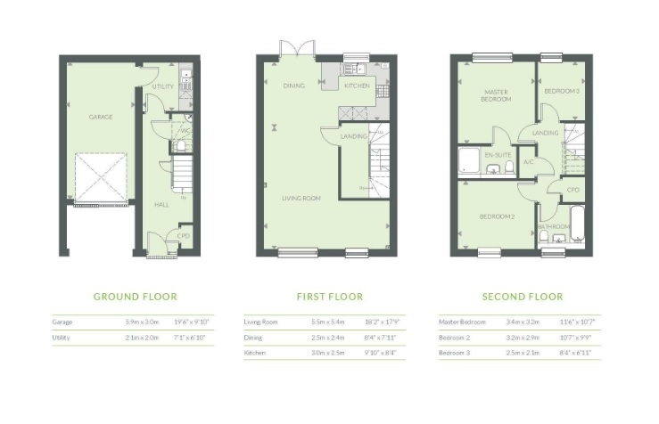 136, Meadow Acre Road Devon, Gittisham floorplan