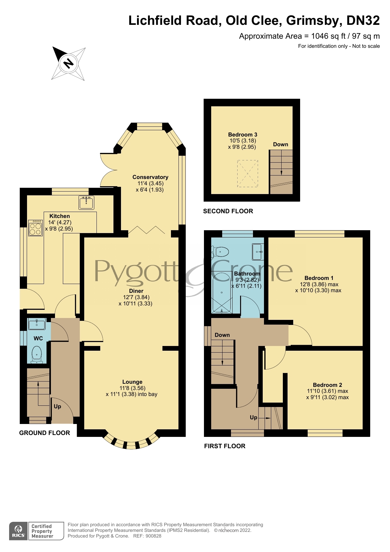 Lichfield Road, Old Clee DN32, 3 bedroom semidetached house for sale
