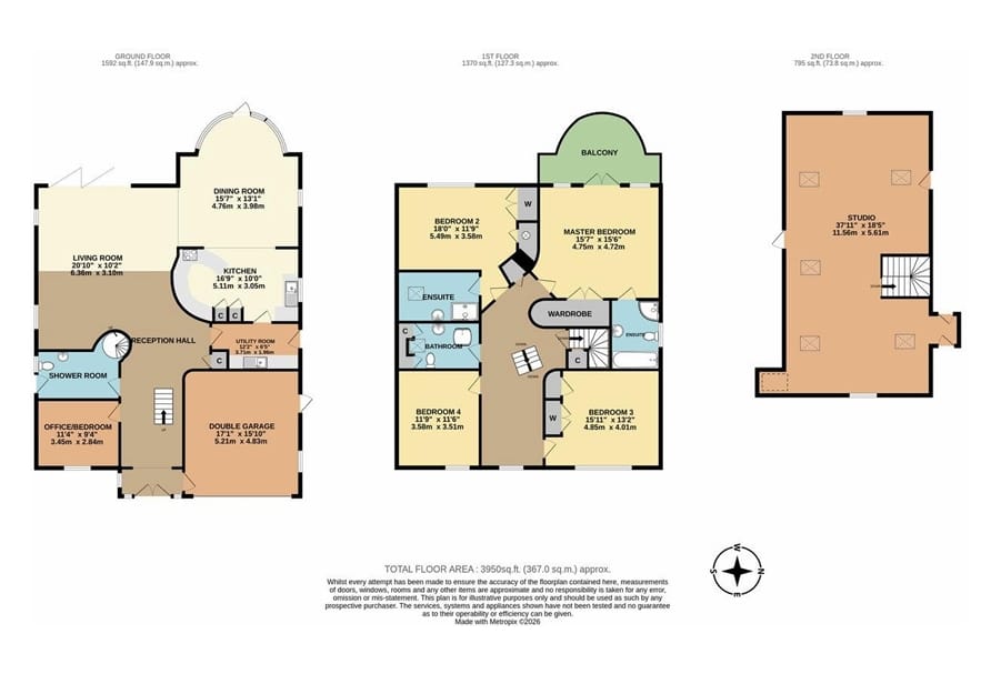 37, Ellerslie Lane, Bexhill-on-Sea floorplan