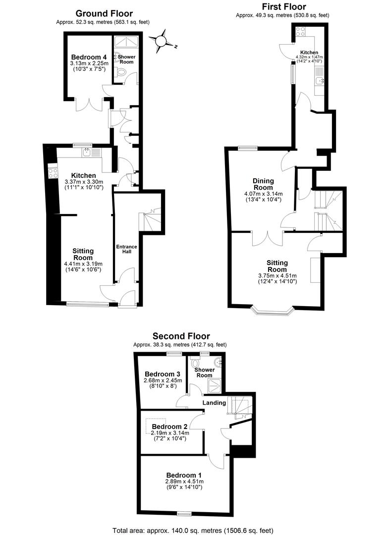 Bayards View, 27 Newcomen Road, Dartmouth floorplan