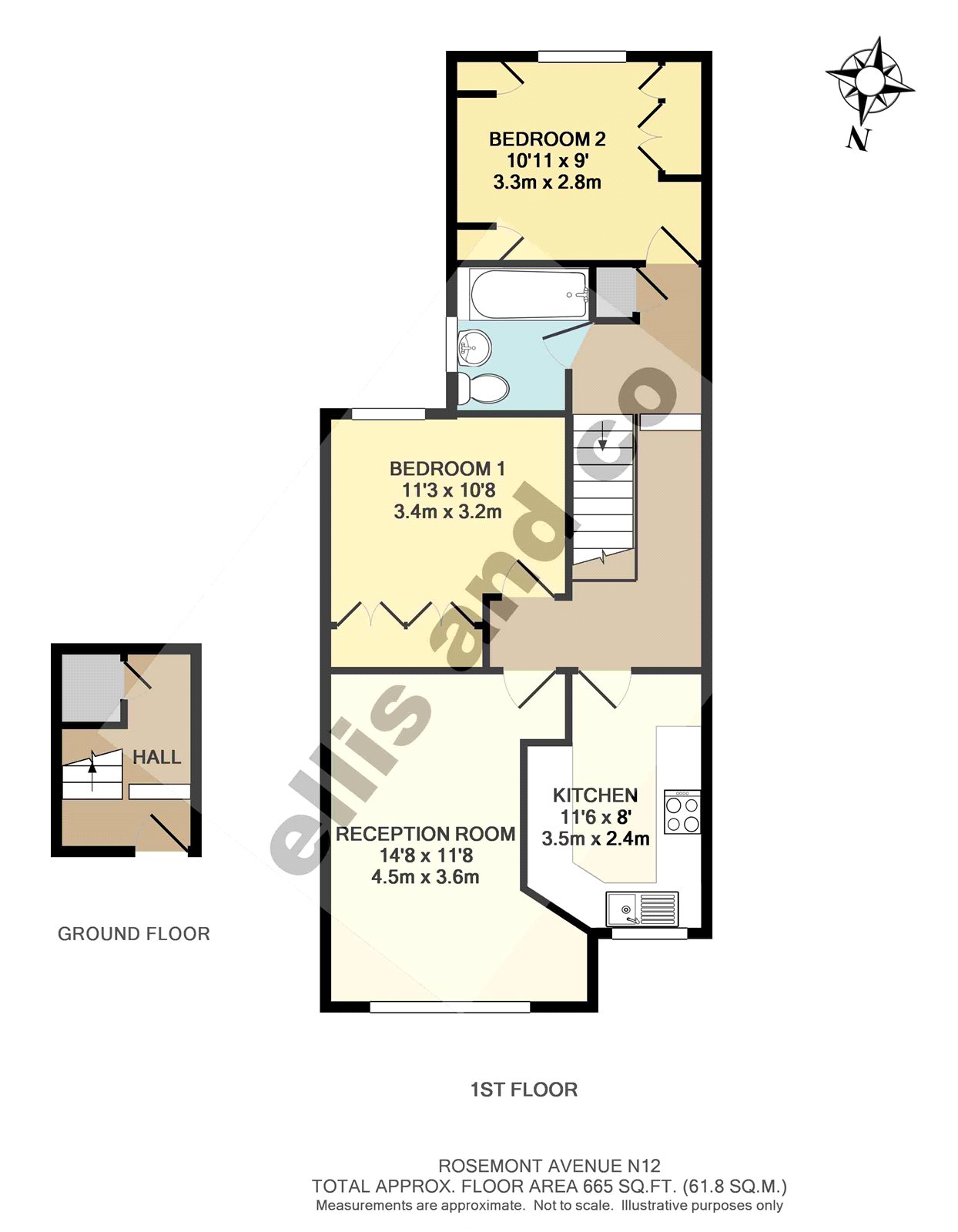 Rosemont Avenue, London floorplan