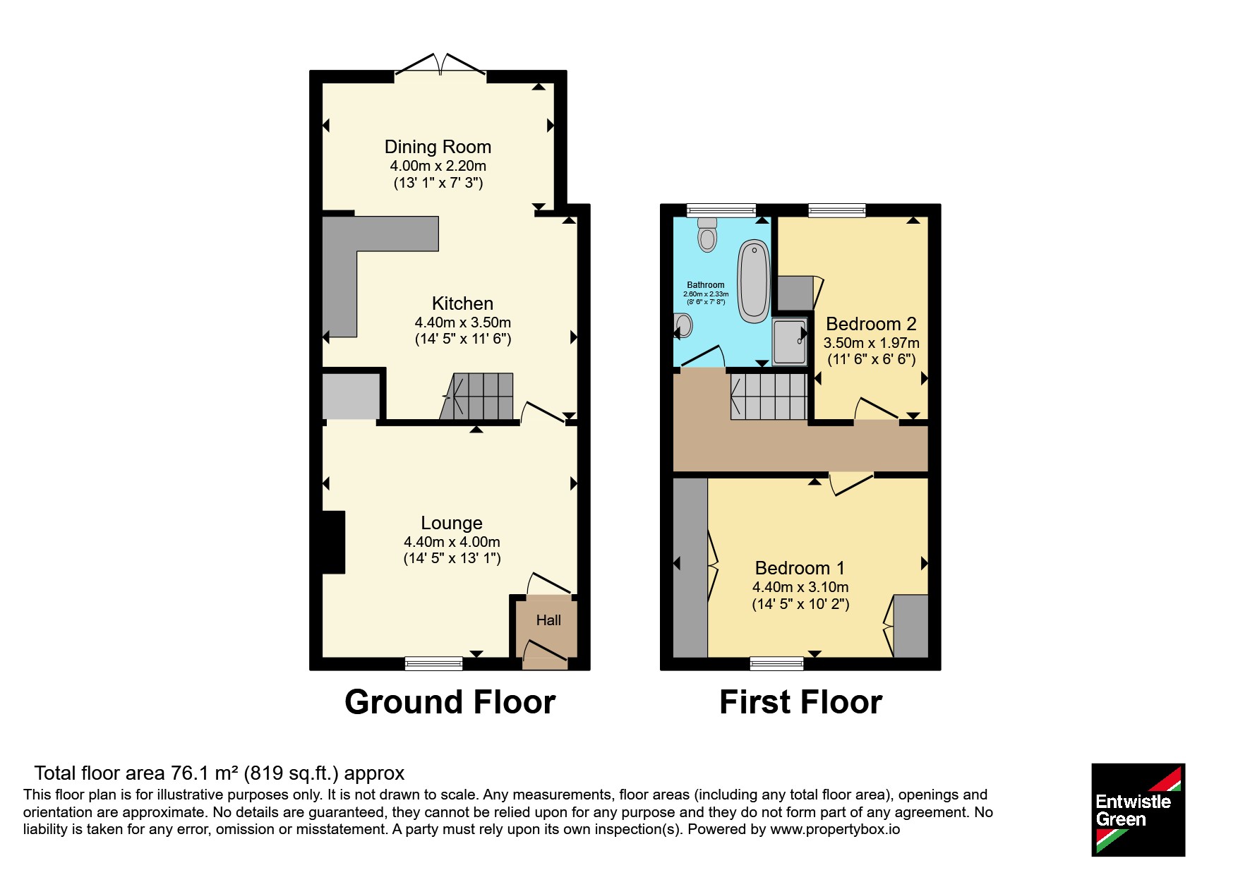 137, Moss Lane, Manchester floorplan
