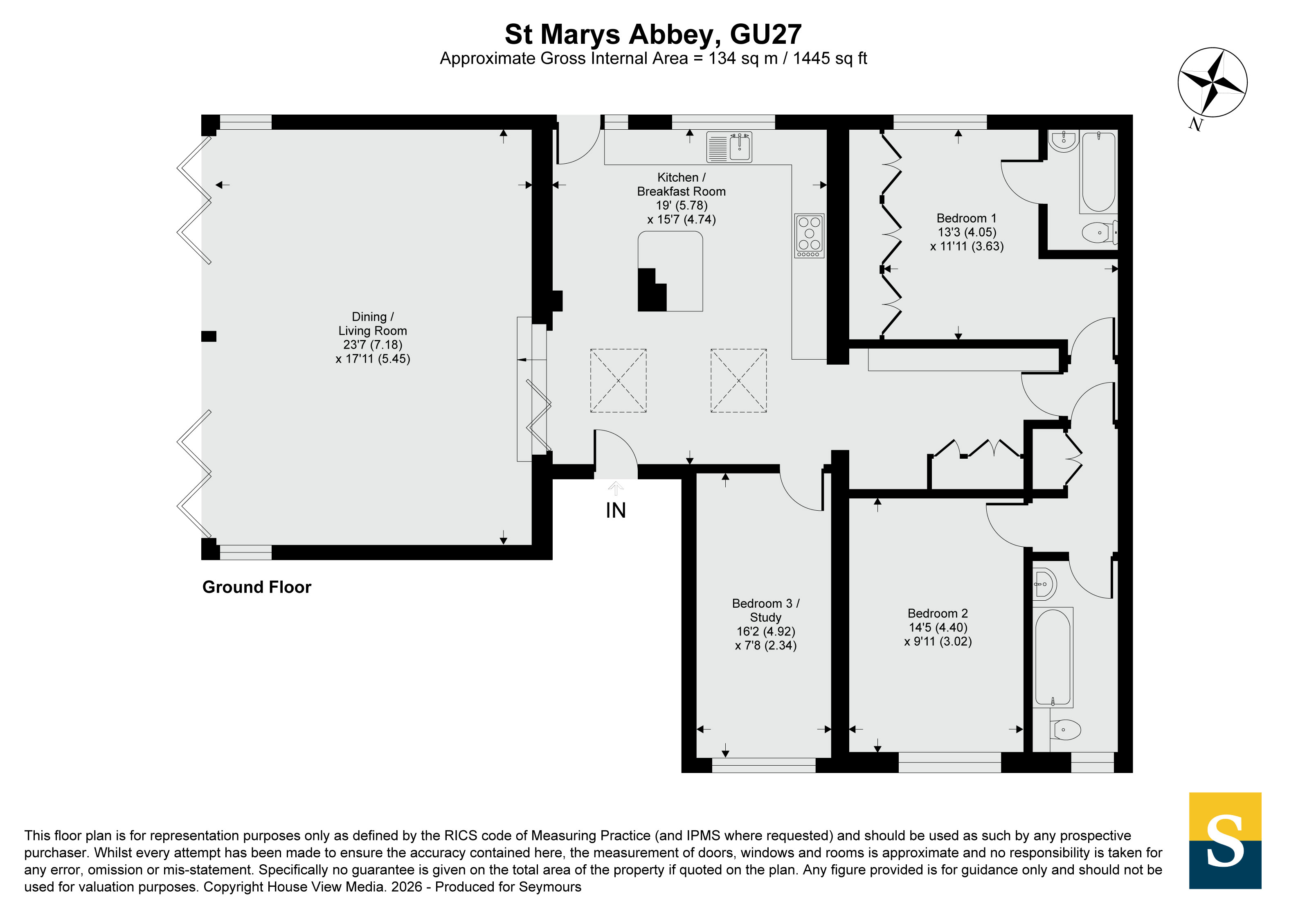 Woodlands, 5, St Mary's Abbey, Haslemere floorplan