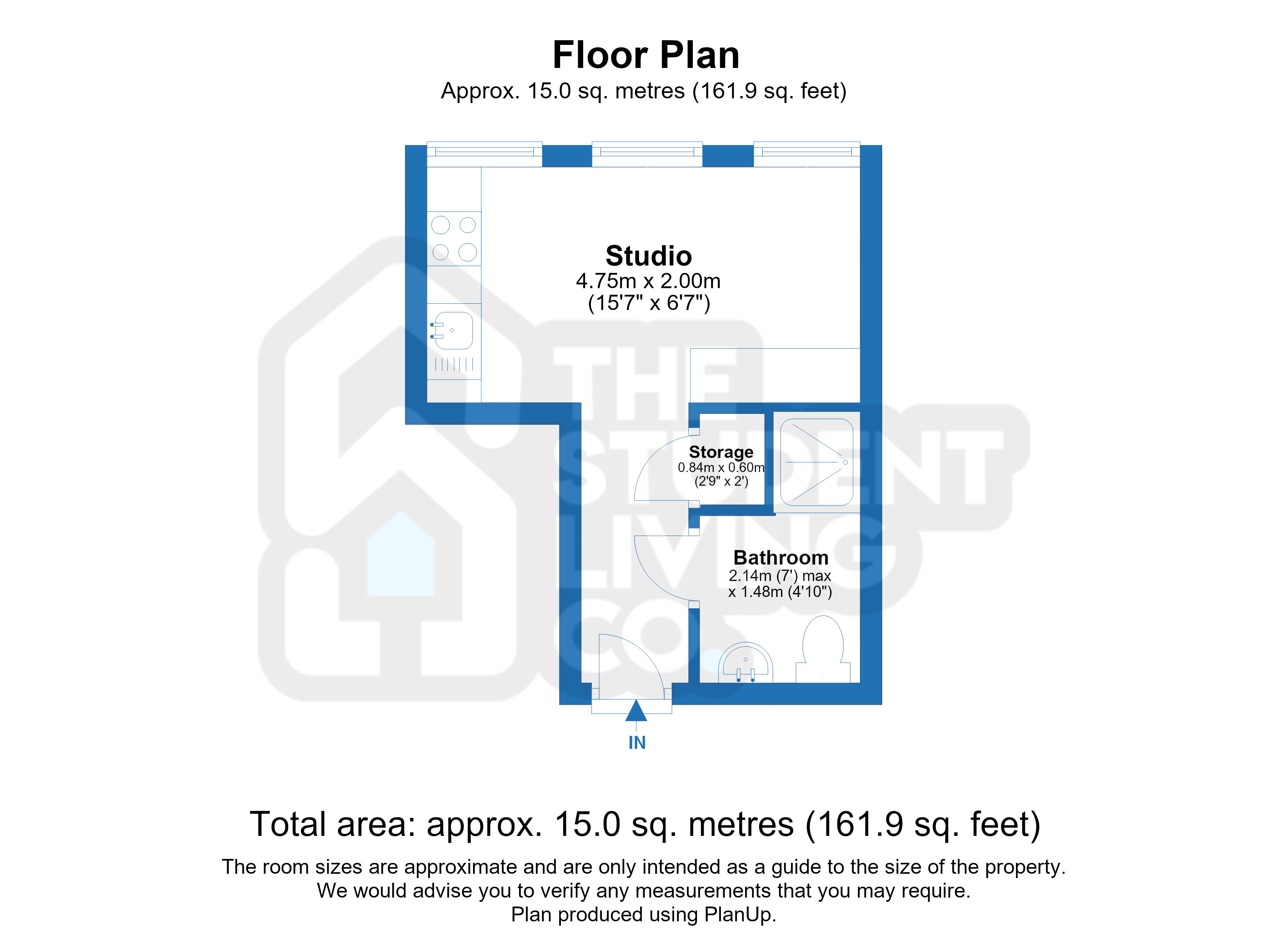 Hounds Gate, Nottingham floorplan