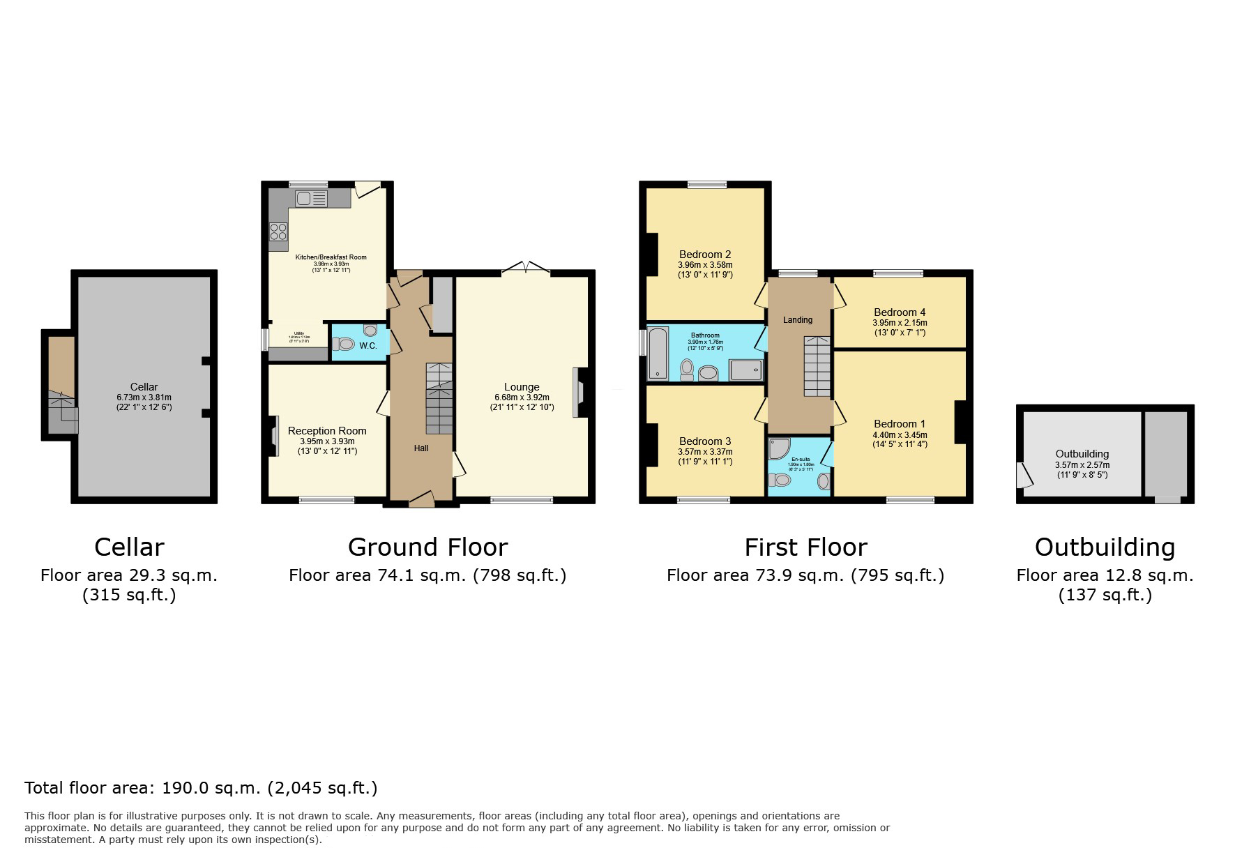 17, Wellington Road, Birmingham floorplan