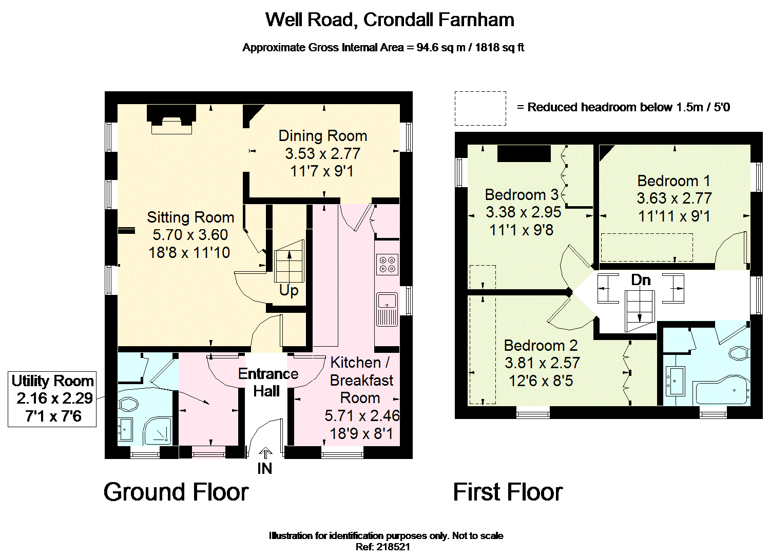 3 Bedrooms Semi-detached house for sale in Well Road, Crondall, Farnham, Hampshire GU10