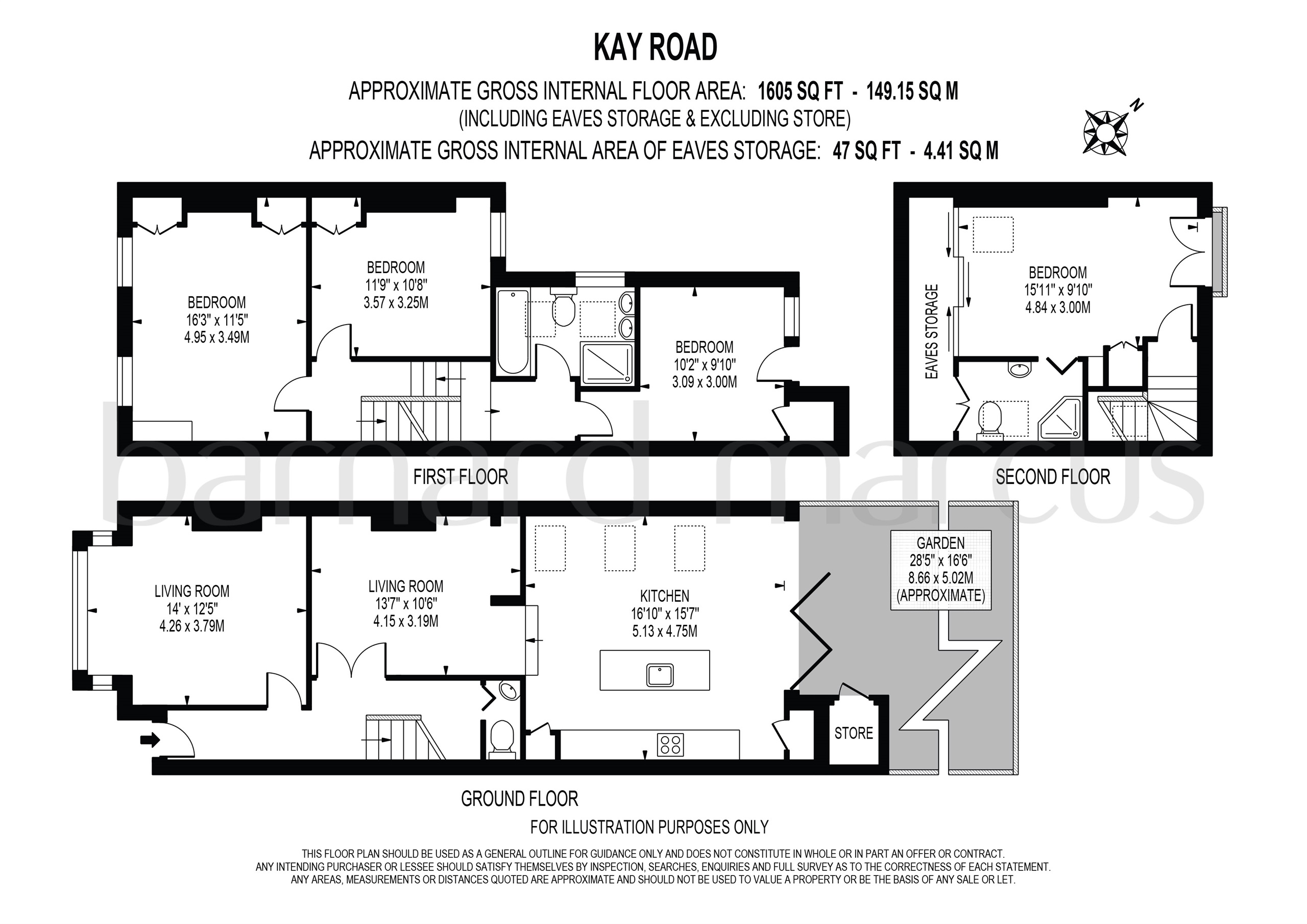 10, Kay Road, London floorplan