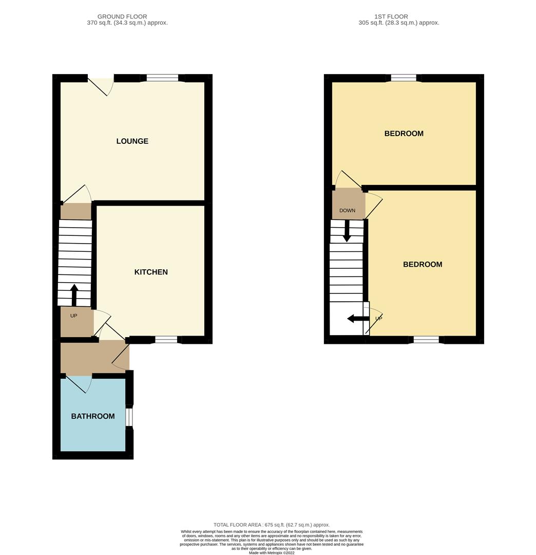 82, Wood Lane, Barnsley floorplan