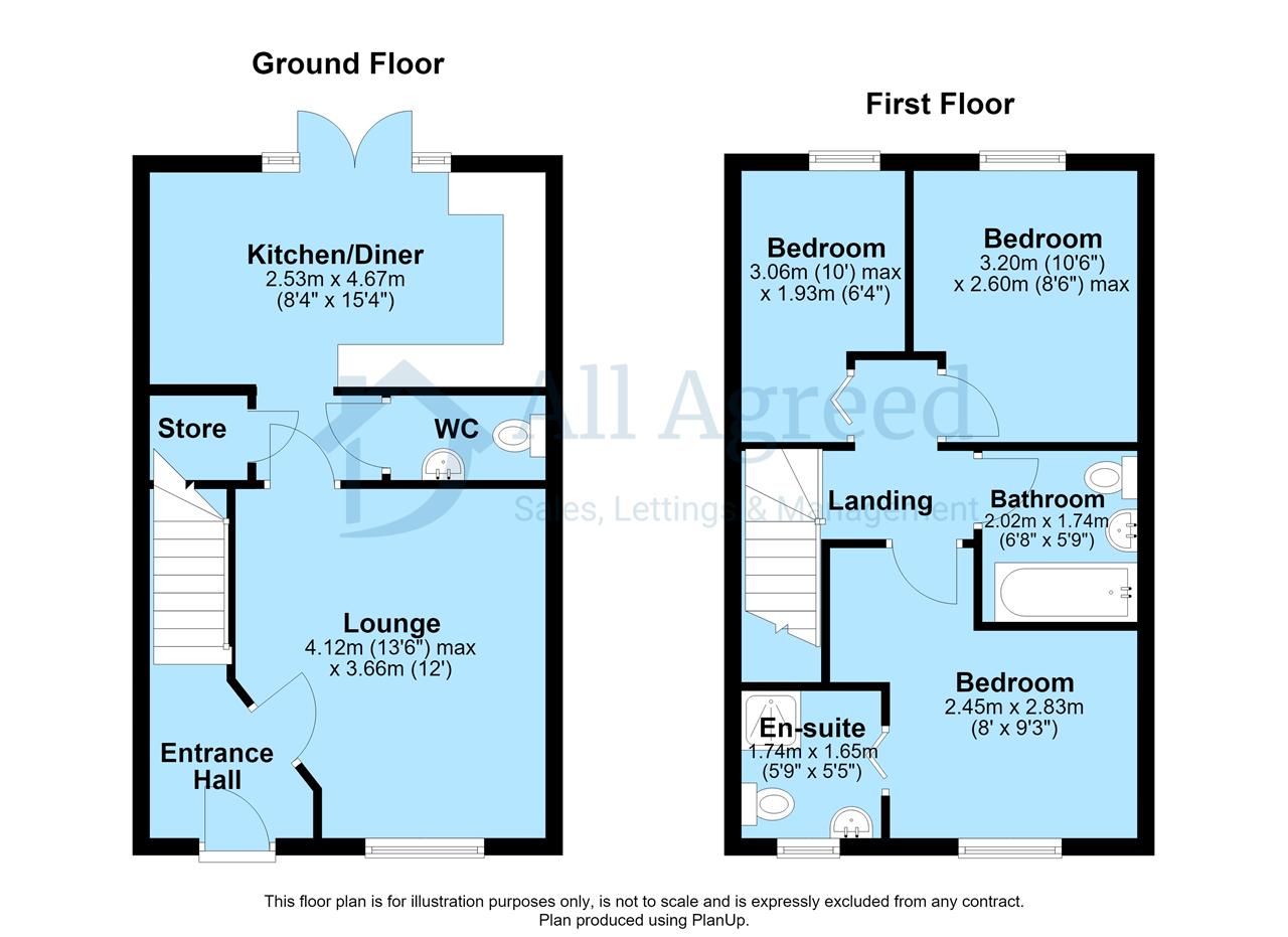 7, Weavers Way, South Normanton floorplan