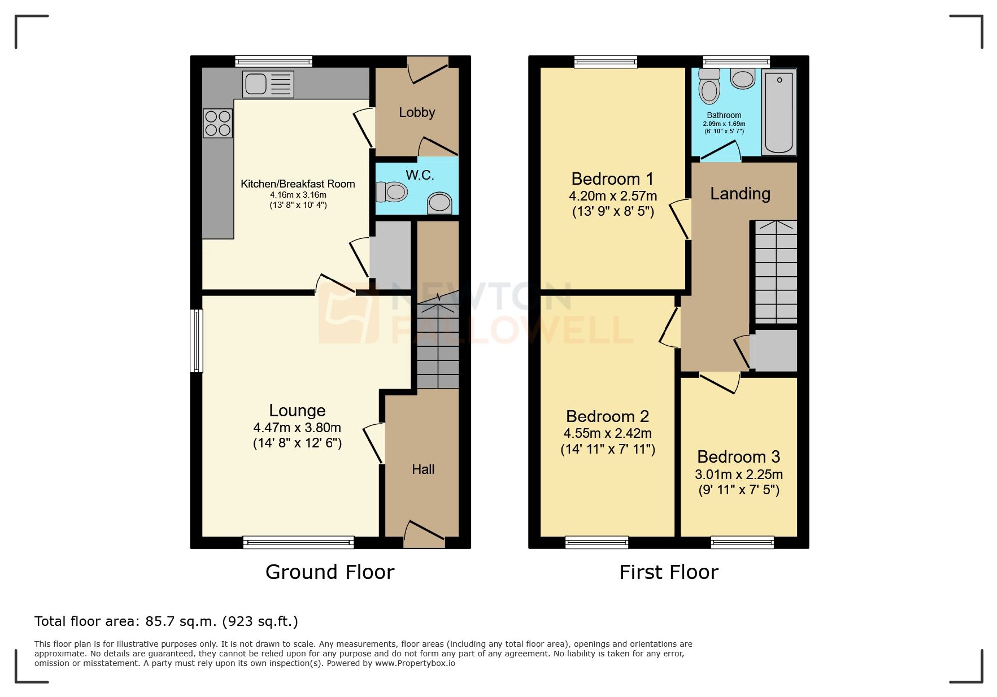 27 Friswell Close, Leicester floorplan