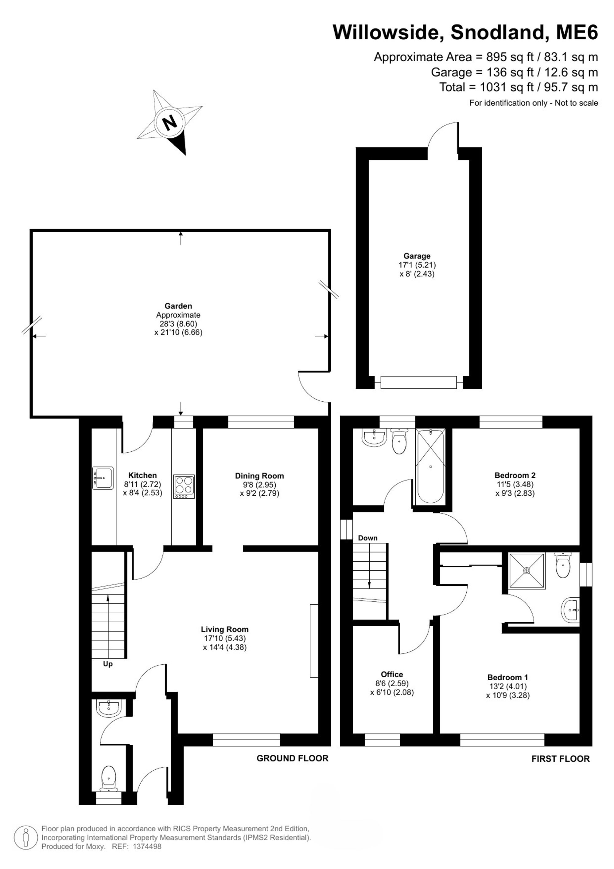 53 Willowside, Snodland floorplan