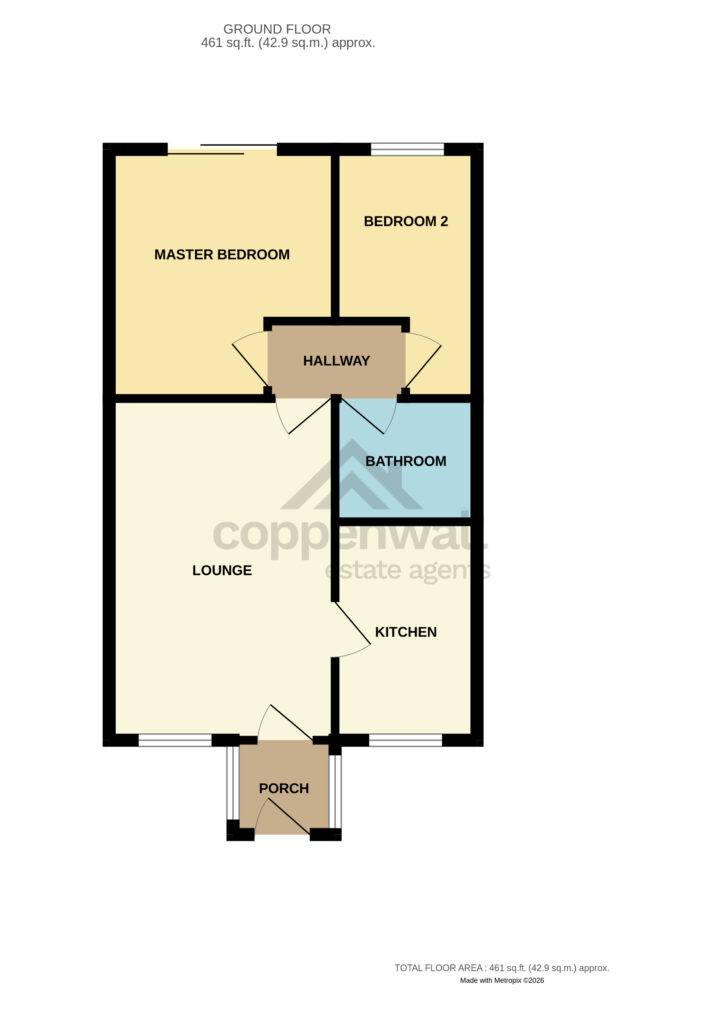 3, Western Ct, Bacup floorplan