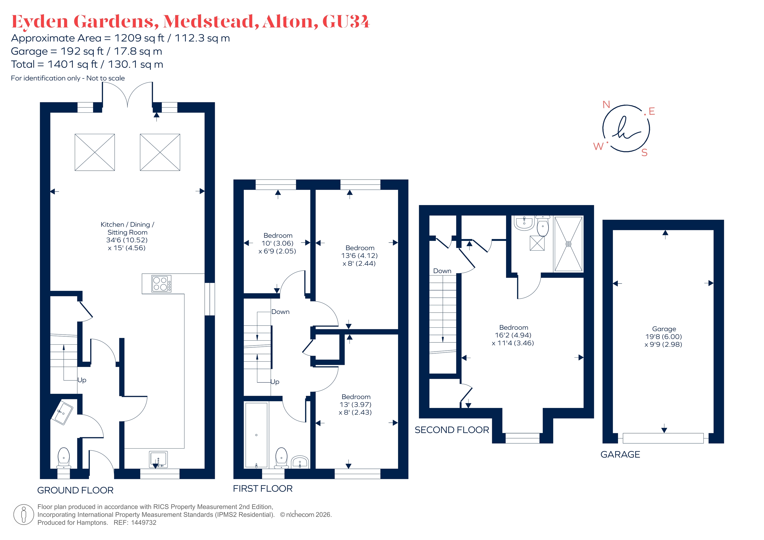 4, Eyden Gardens, Medstead floorplan