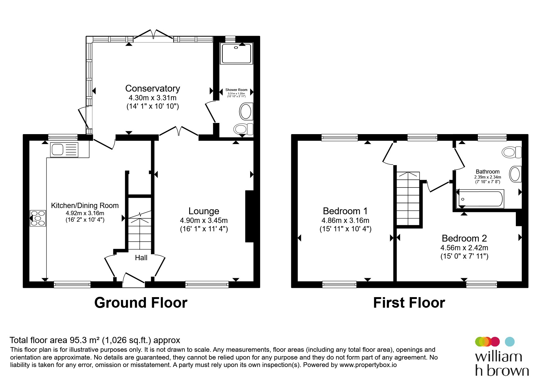 72, Mansfield Crescent, Doncaster floorplan