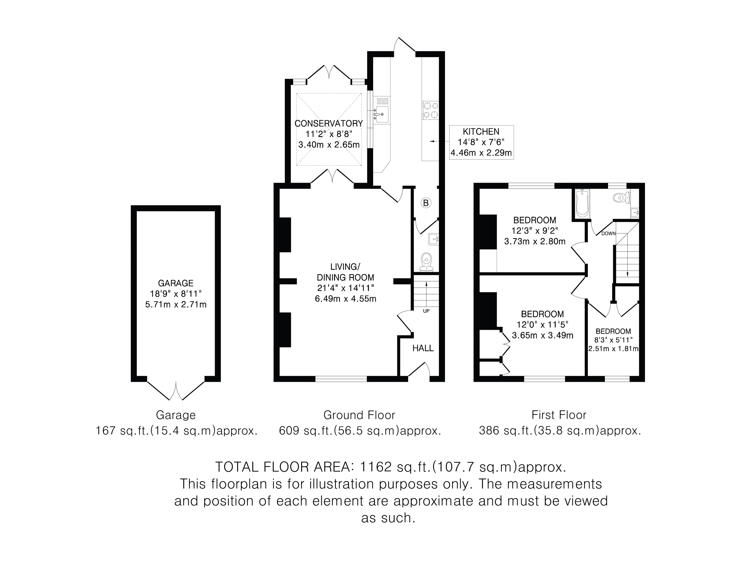 3, Whinbush Grove, Hertfordshire floorplan