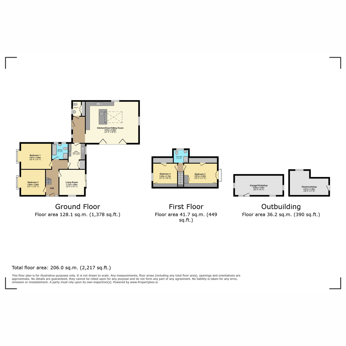 70, Palmers Road, Wootton floorplan